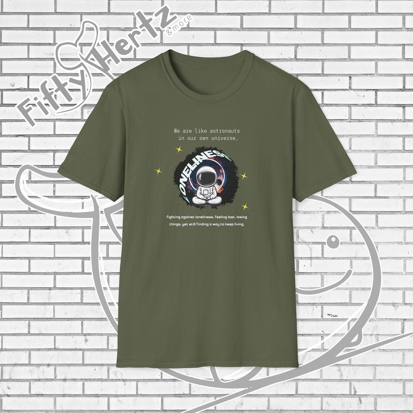 Lonely Universe (Dark) Unisex T-shirt