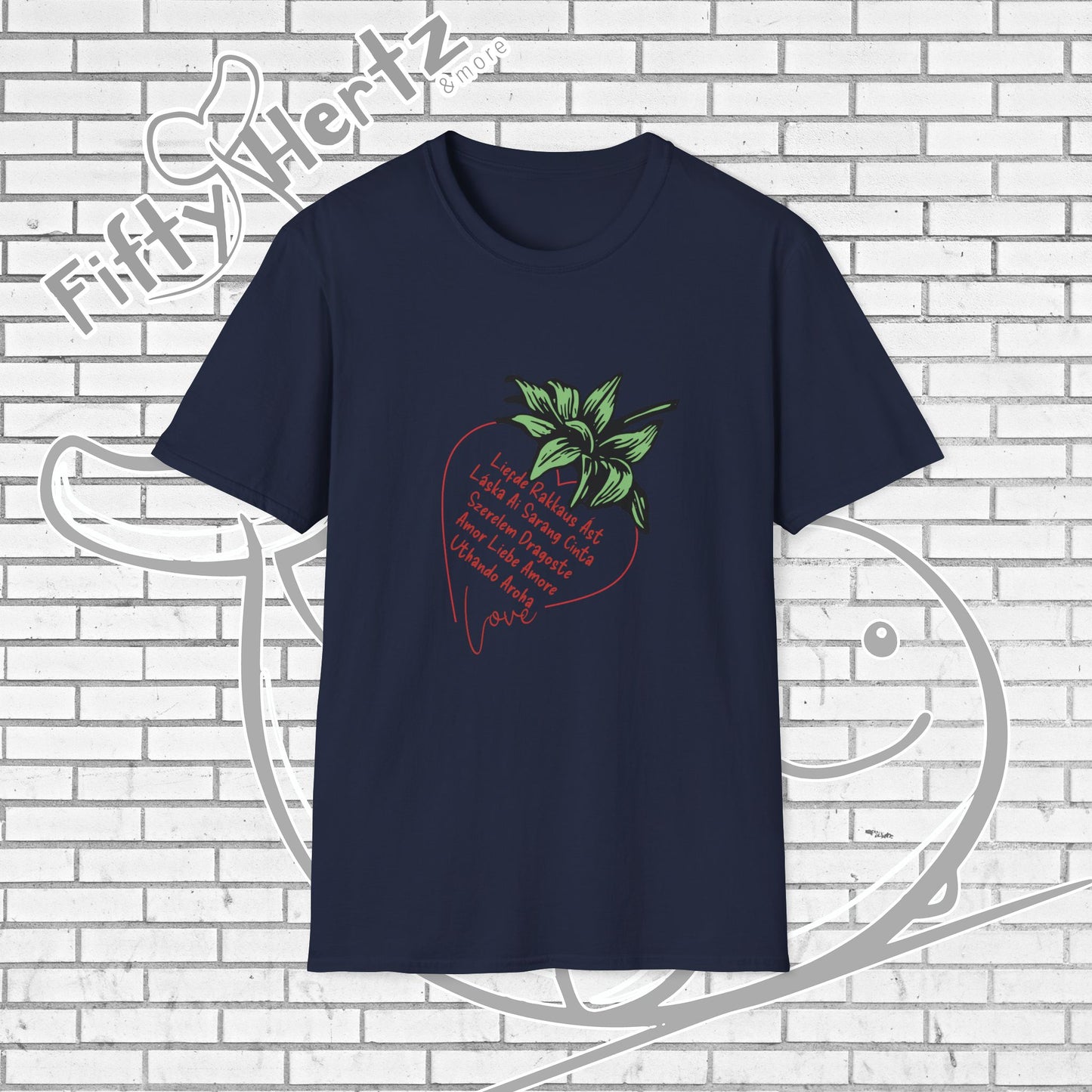 Strawberry Love Unisex T-Shirt
