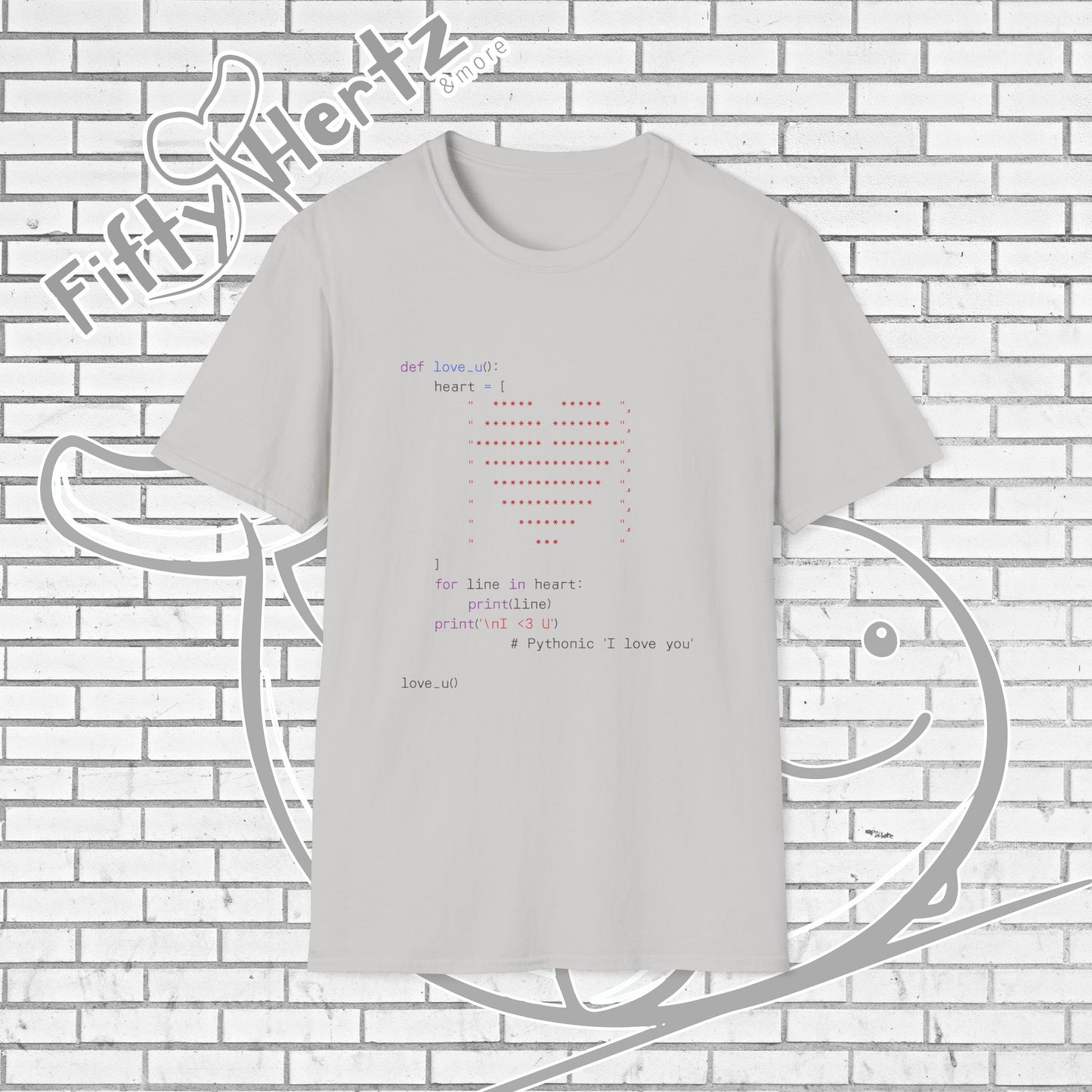 Coding for LOVE (Light) Unisex T-Shirt
