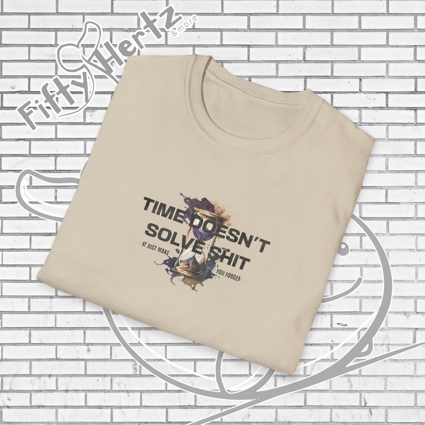 Time doesn't Solve (Light) Unisex T-Shirt
