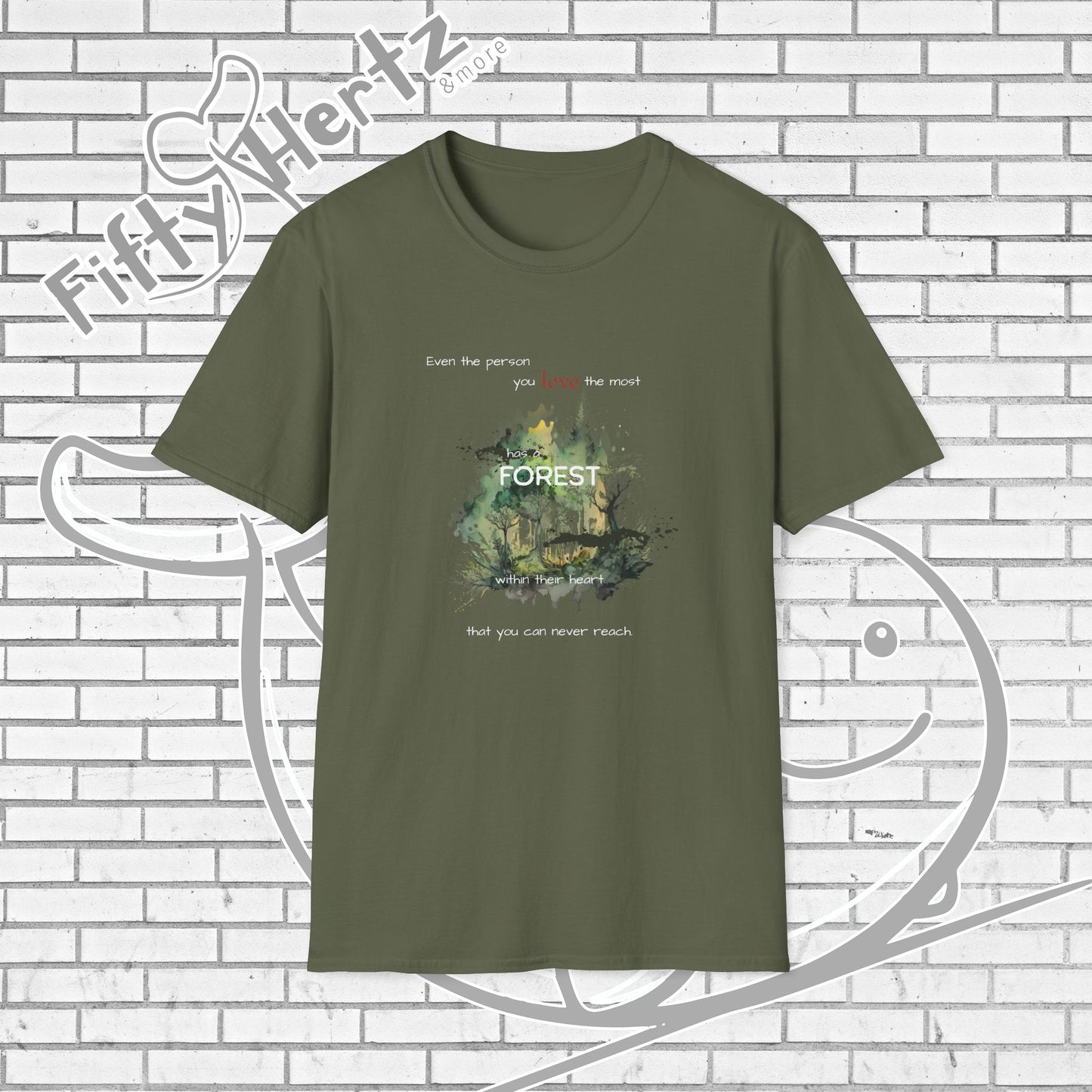 Unreached Forest (Dark) Unisex T-Shirt