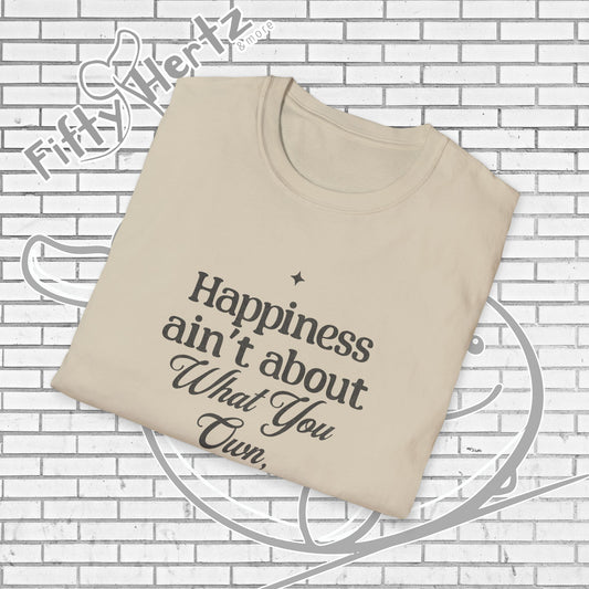 Happiness=let-go (Light) Unisex T-Shirt