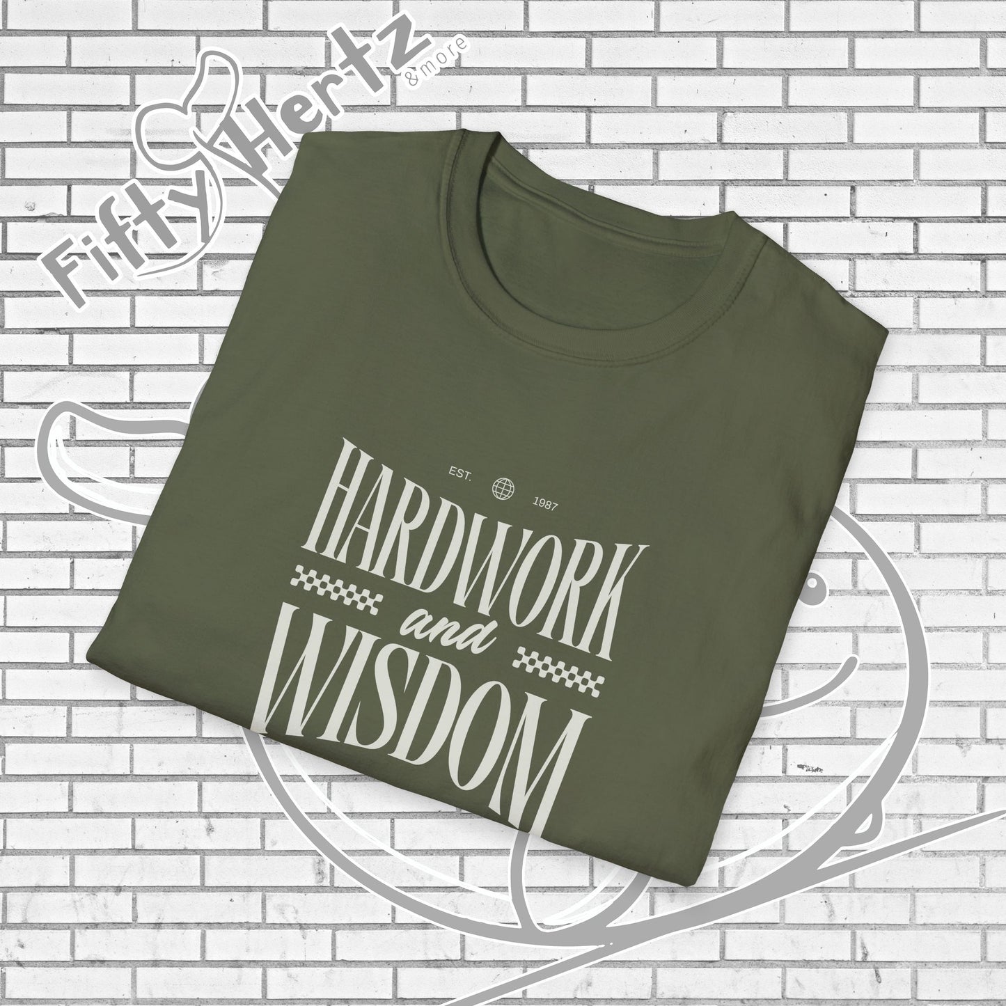 Hardwork & Wisdom (Dark) Unisex T-Shirt