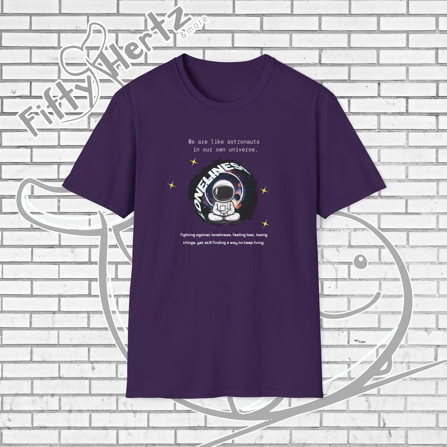 Lonely Universe (Dark) Unisex T-shirt