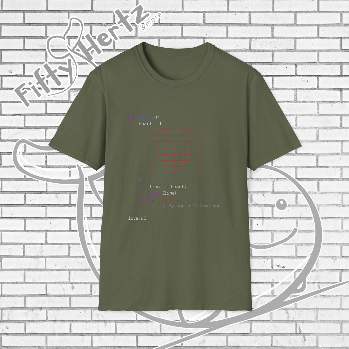 Coding for LOVE (Dark) Unisex T-Shirt