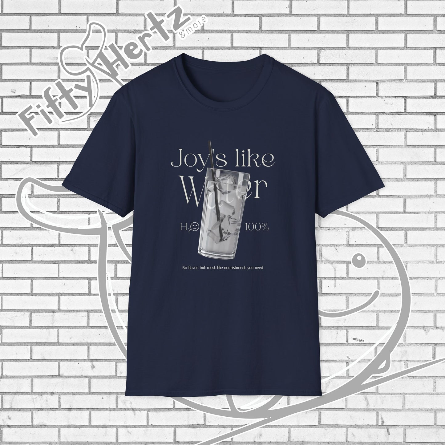100% H2O (Dark) Unisex T-Shirt