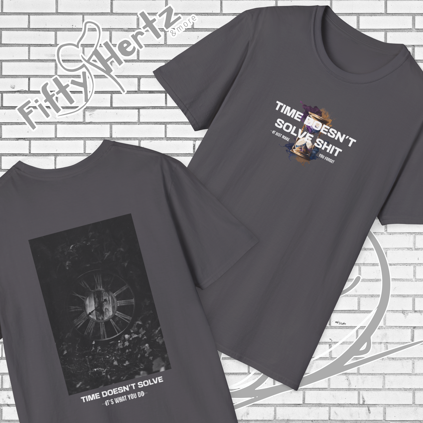 Time doesn't Solve (Dark) Unisex T-Shirt