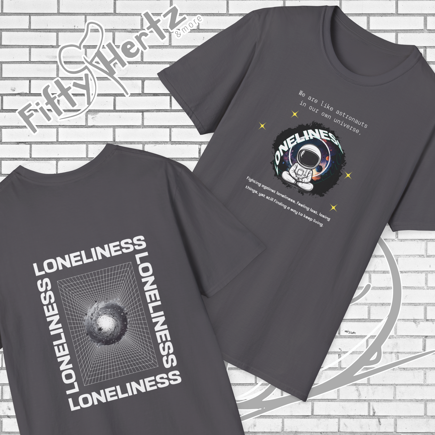 Lonely Universe (Dark) Unisex T-shirt