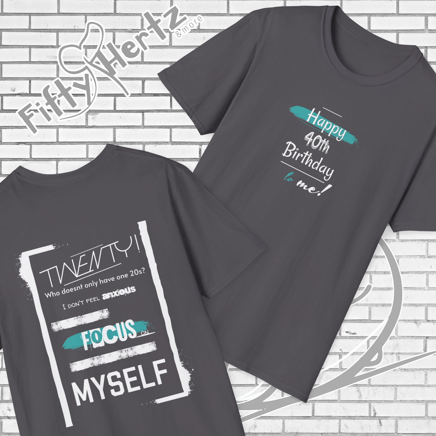 Double Twenty (Dark) Unisex T-Shirt