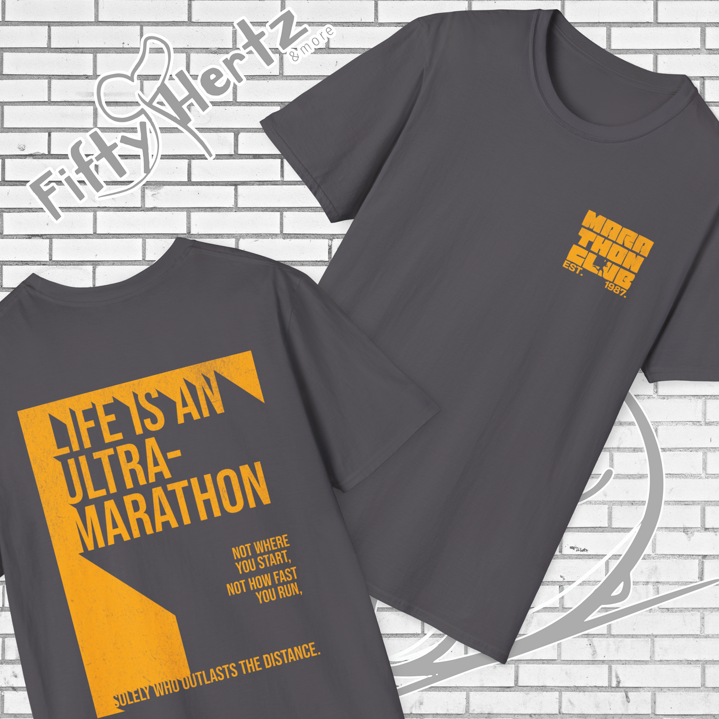 Marathon CLUB (Dark) Unisex T-Shirt