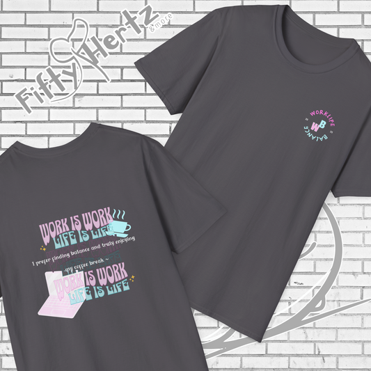Work-life Balance (Dark) Unisex T-Shirt