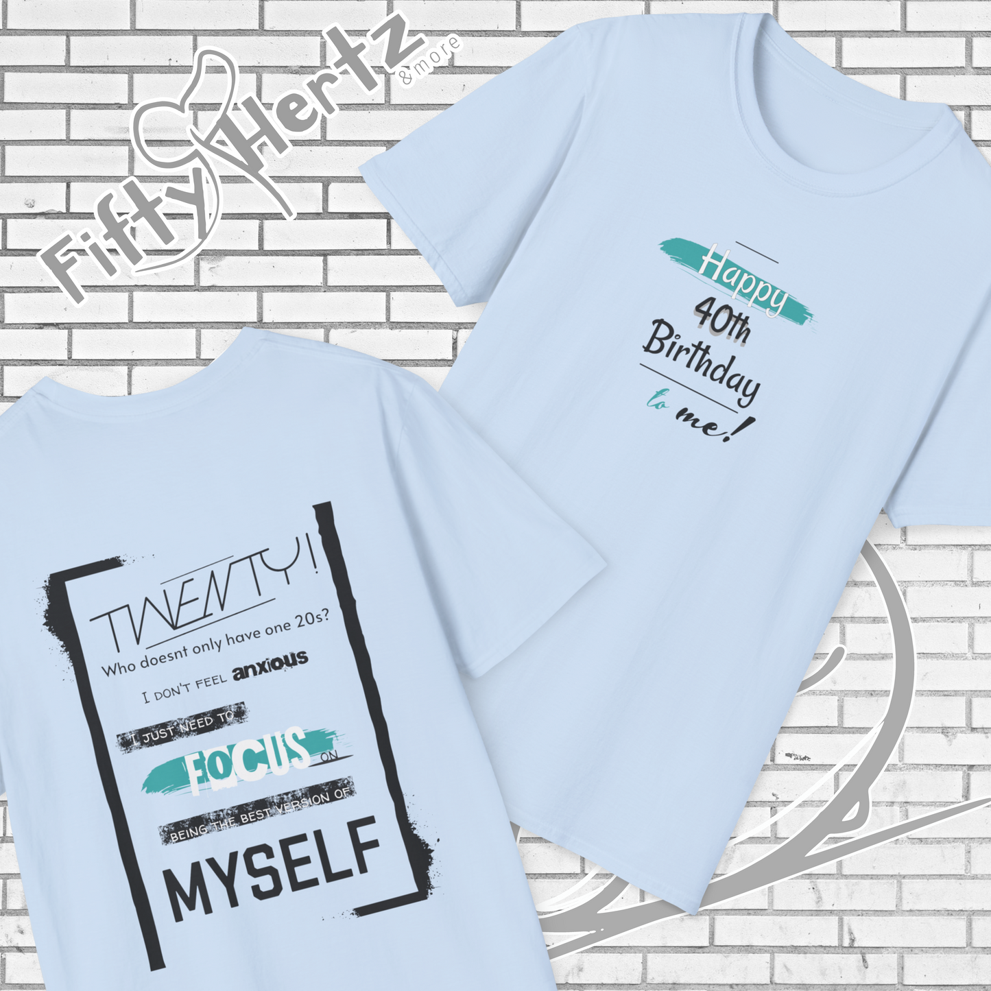 Double Twenty (Light) Unisex T-Shirt