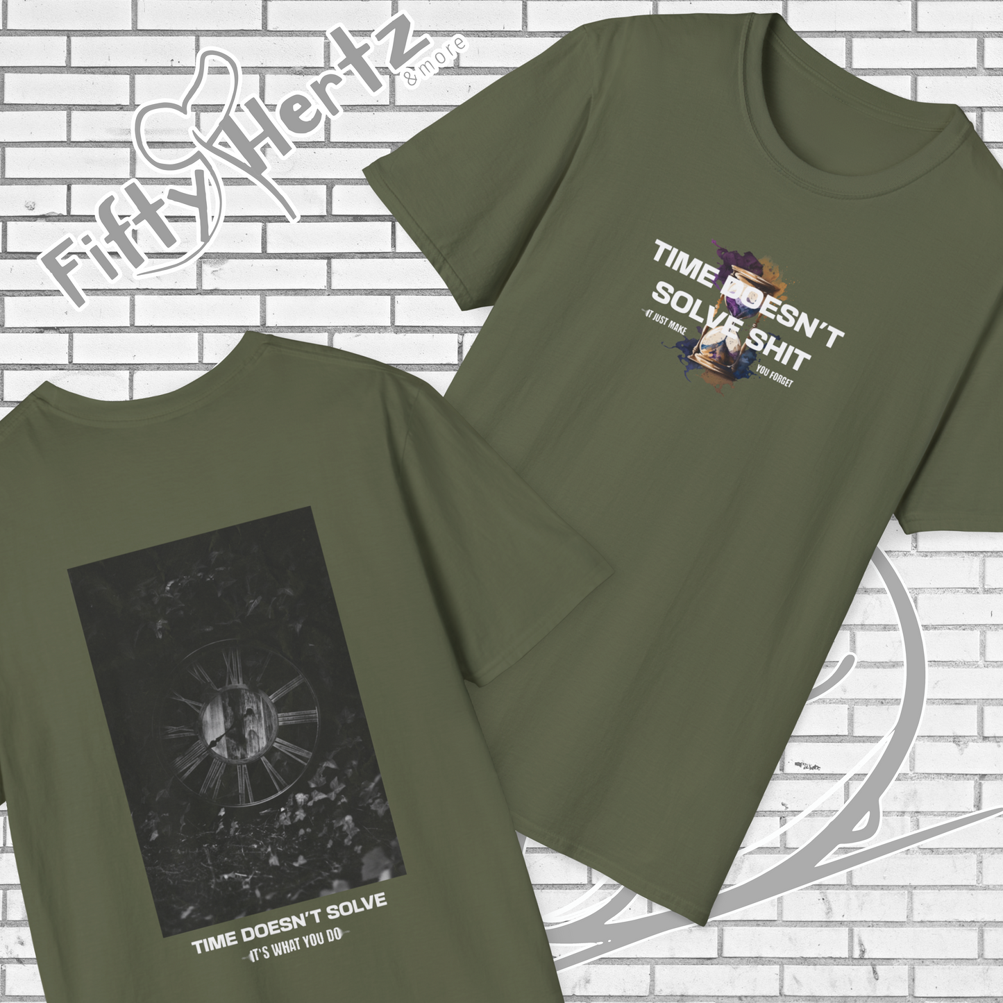 Time doesn't Solve (Dark) Unisex T-Shirt