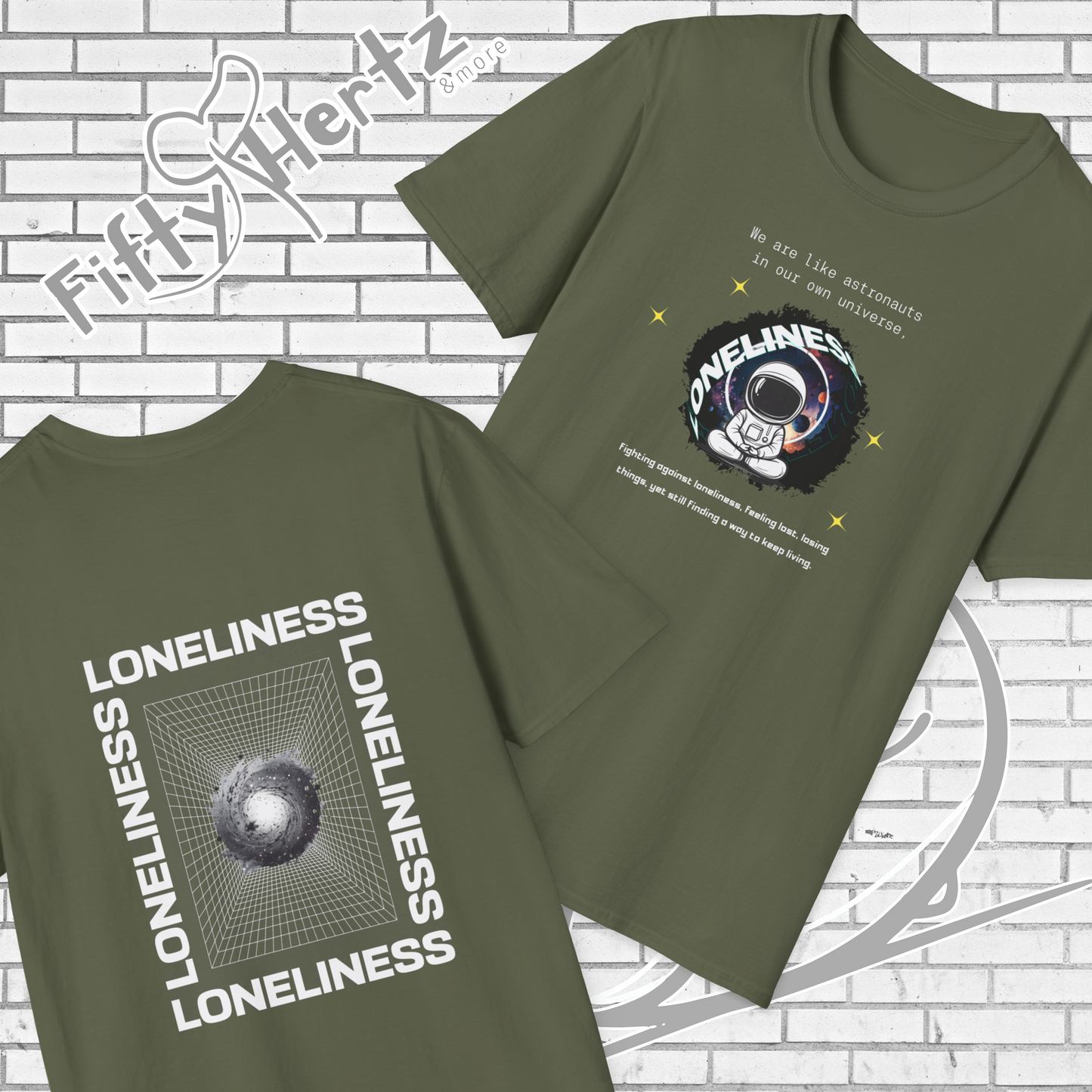 Lonely Universe (Dark) Unisex T-shirt