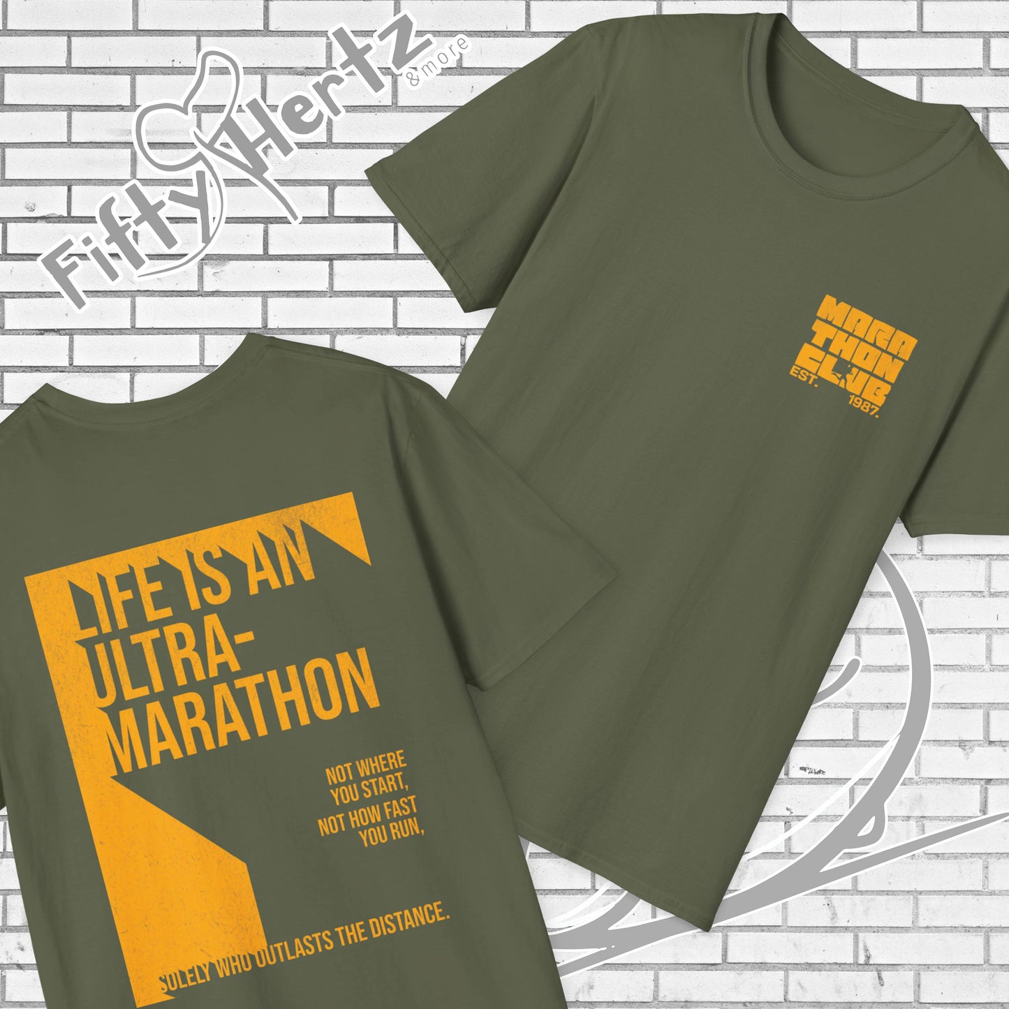 Marathon CLUB (Dark) Unisex T-Shirt