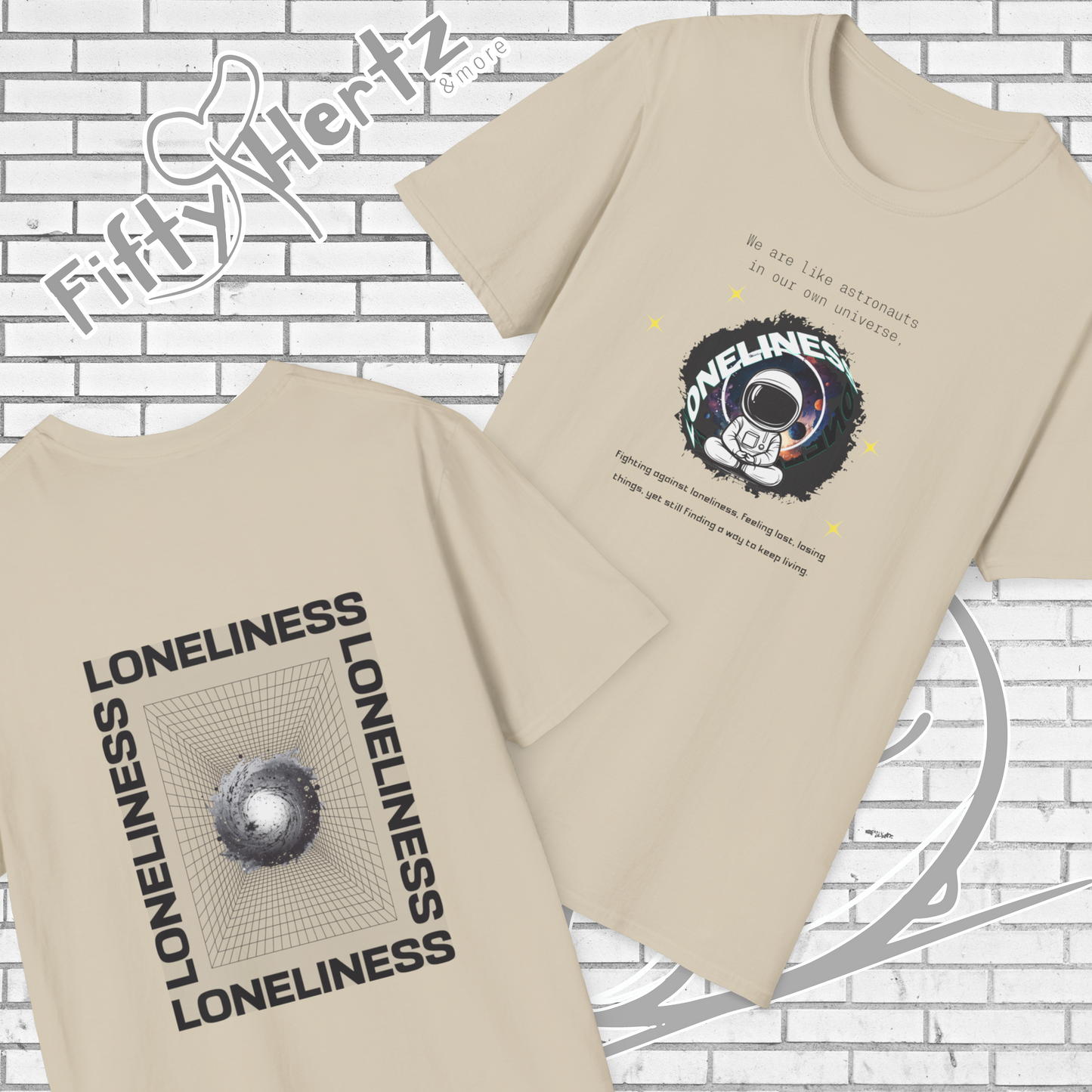 Lonely Universe (Light) Unisex T-shirt