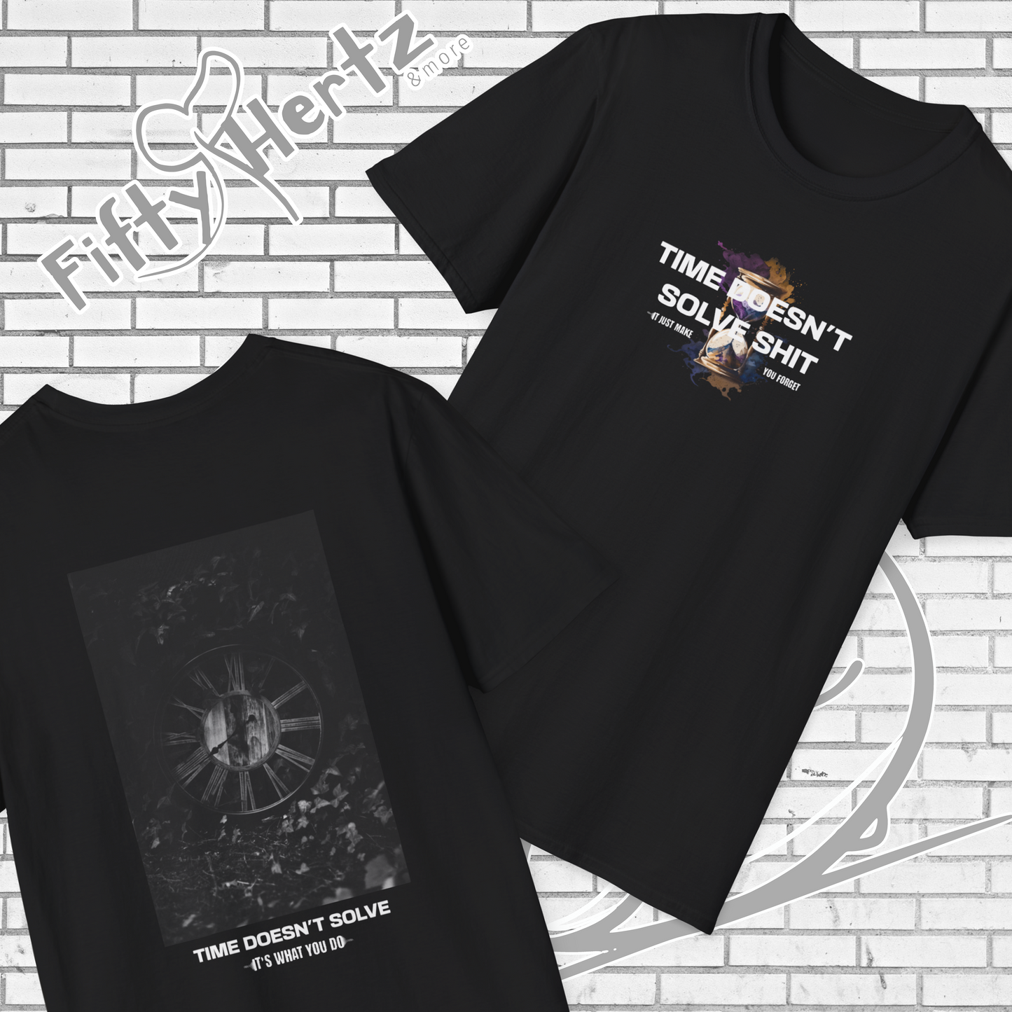 Time doesn't Solve (Dark) Unisex T-Shirt