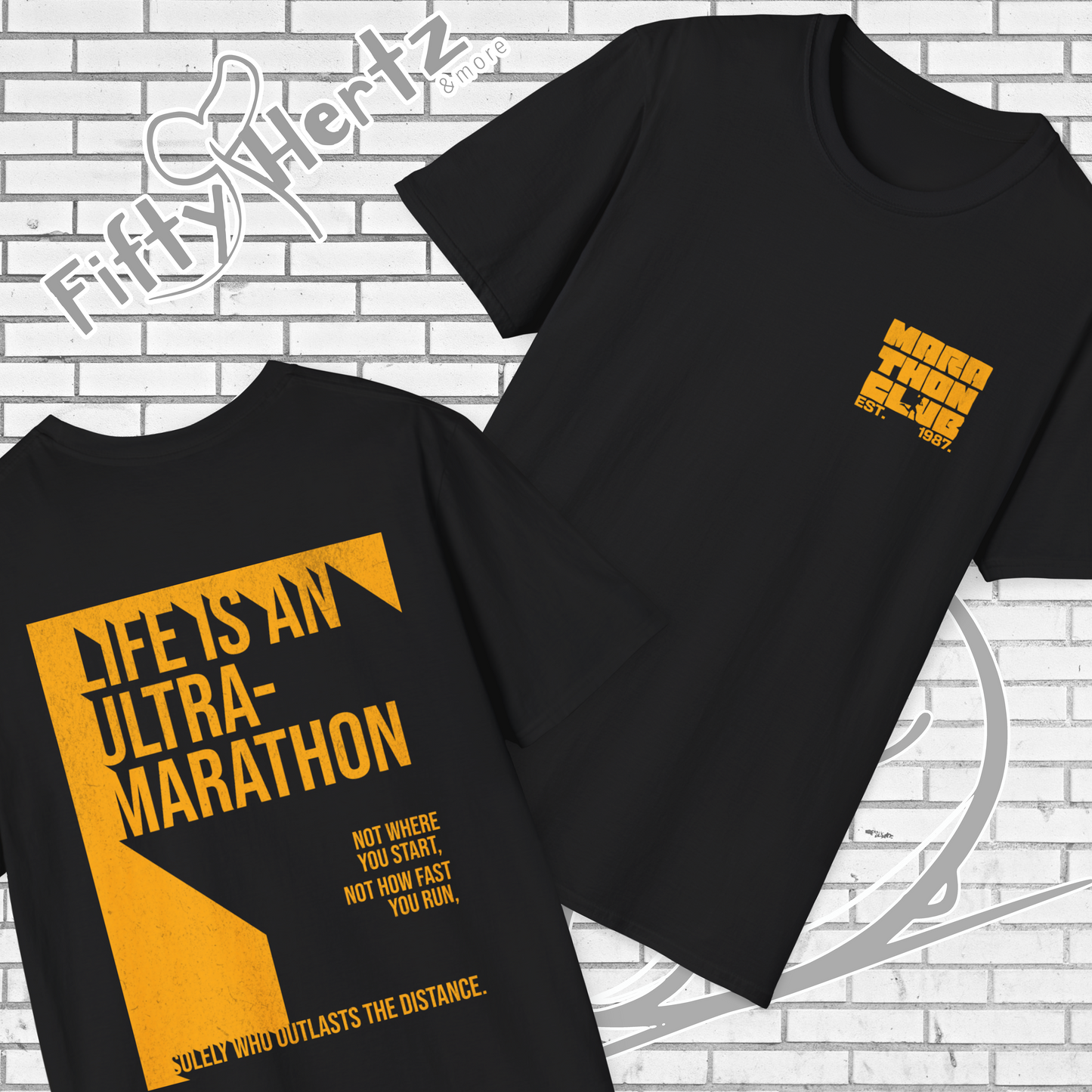 Marathon CLUB (Dark) Unisex T-Shirt
