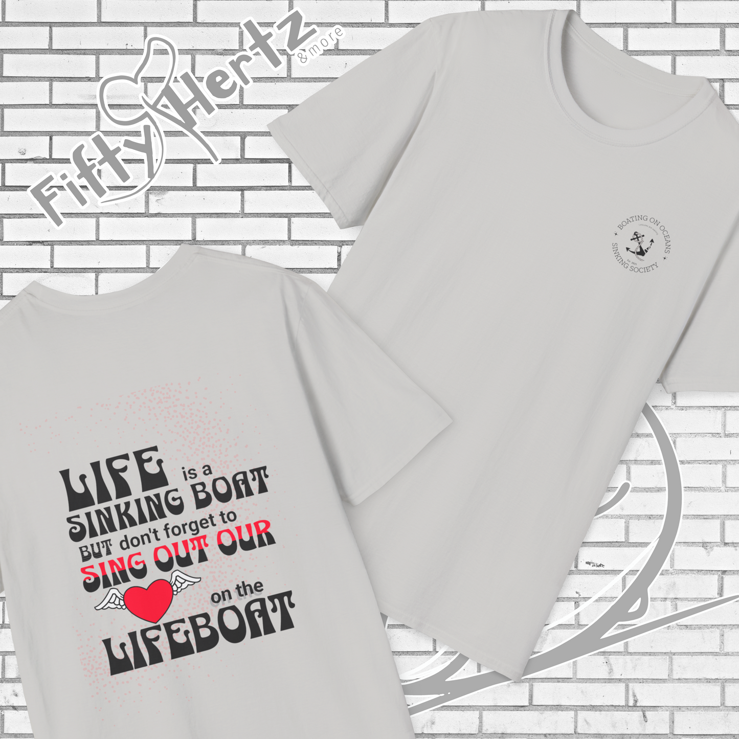 Sinking Society (Light) Unisex T-shirt