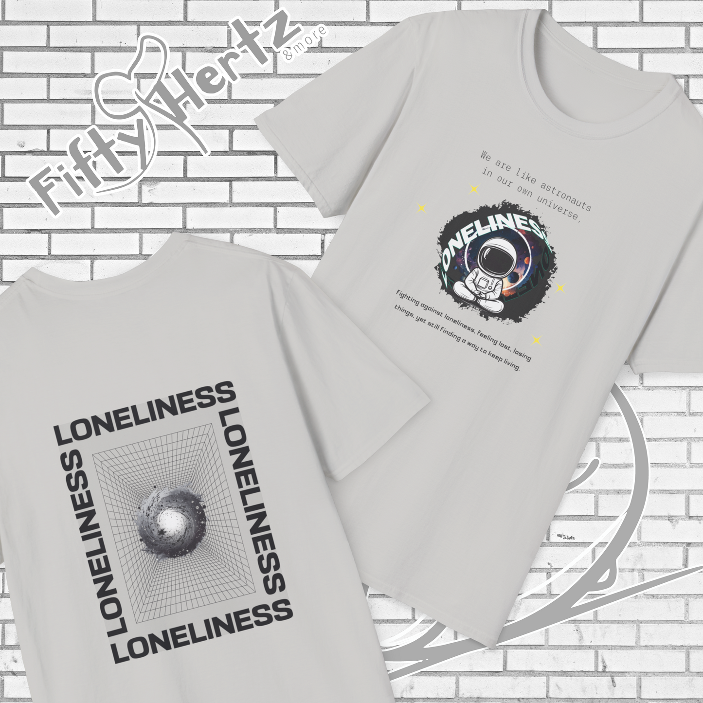 Lonely Universe (Light) Unisex T-shirt