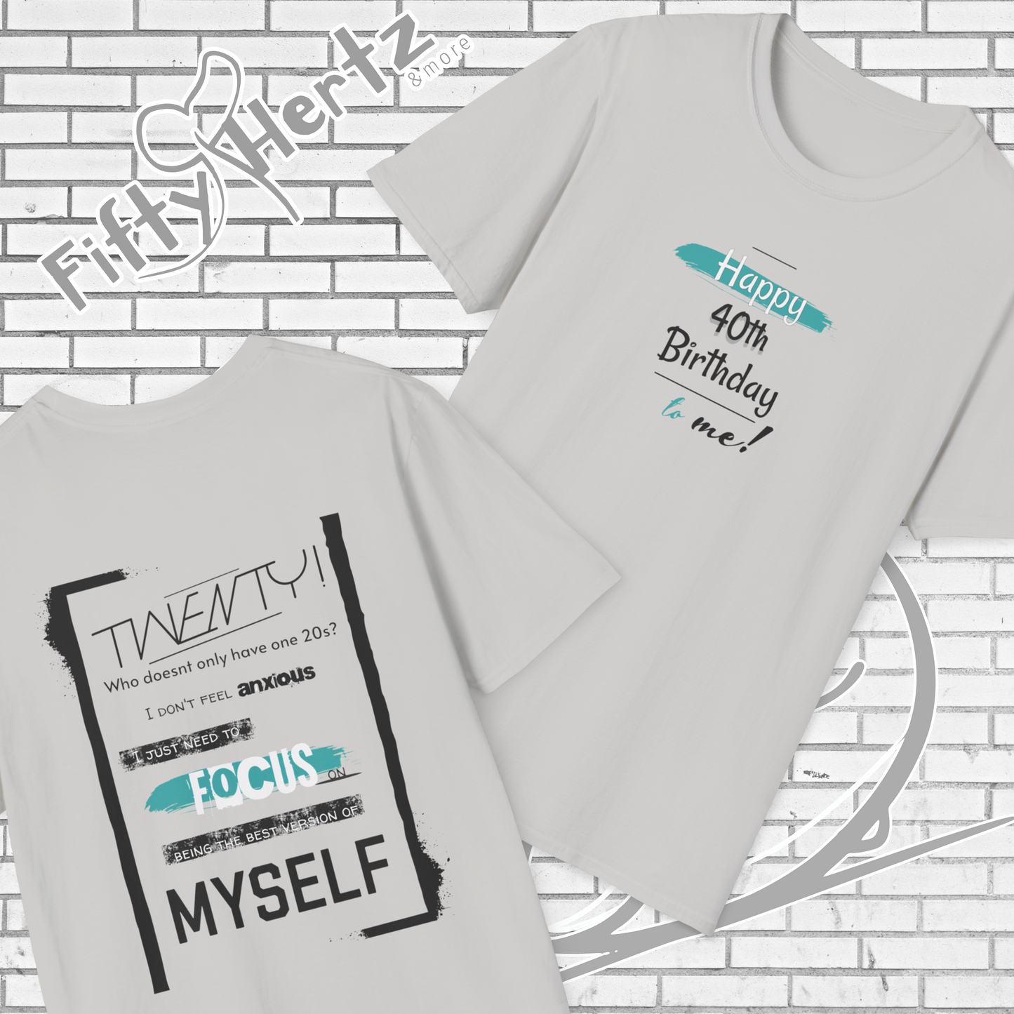 Double Twenty (Light) Unisex T-Shirt