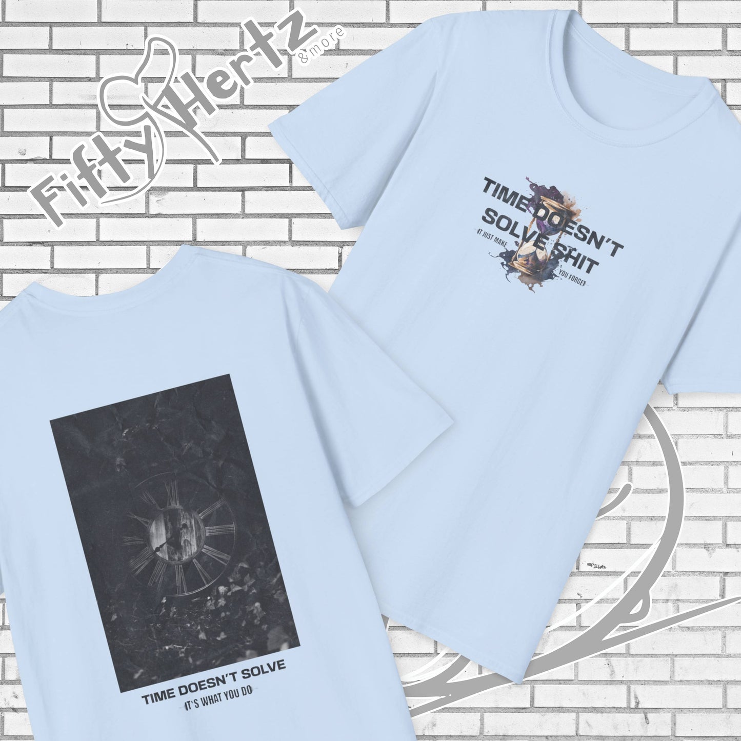 Time doesn't Solve (Light) Unisex T-Shirt