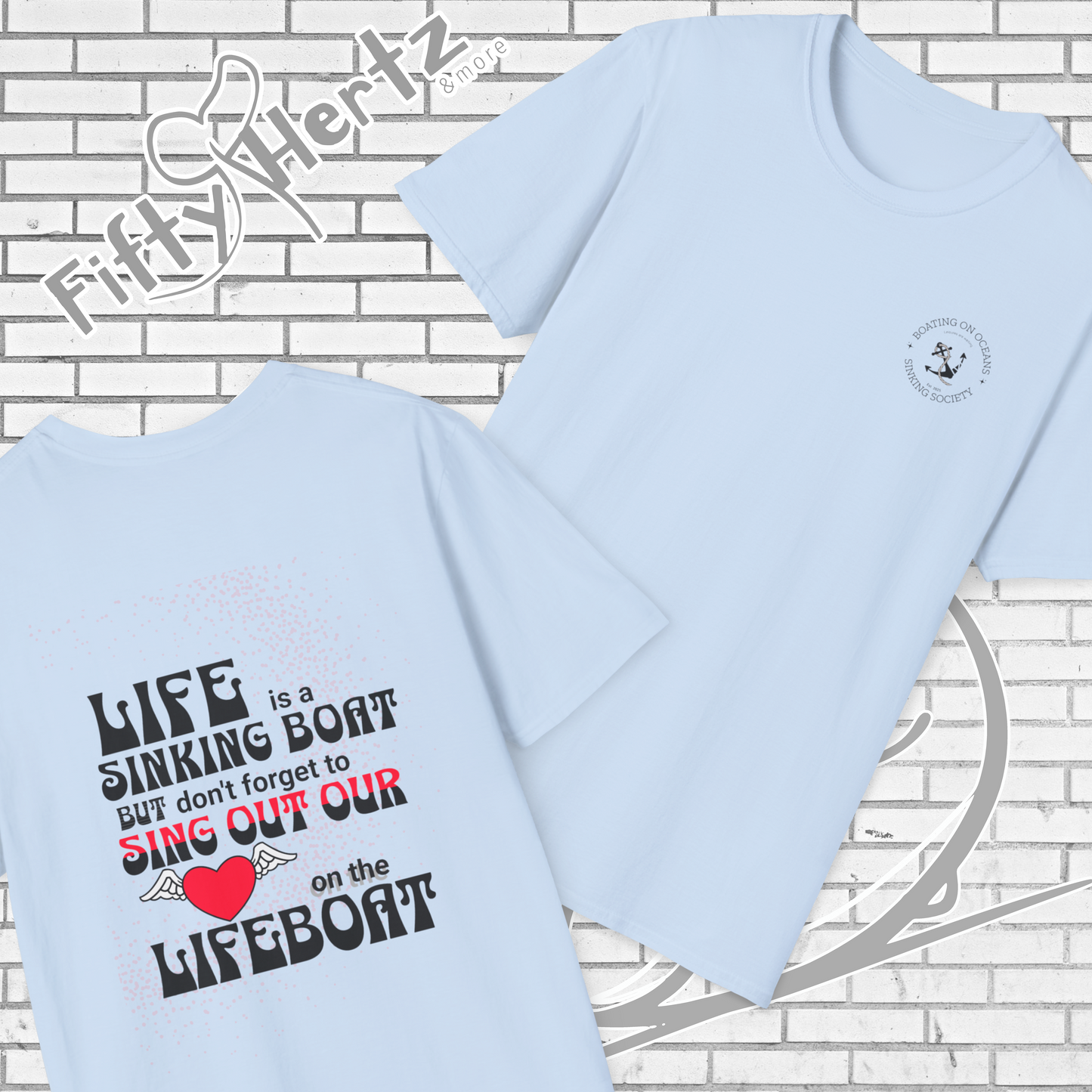 Sinking Society (Light) Unisex T-shirt