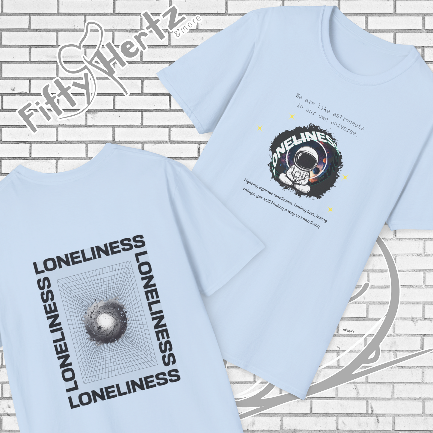 Lonely Universe (Light) Unisex T-shirt