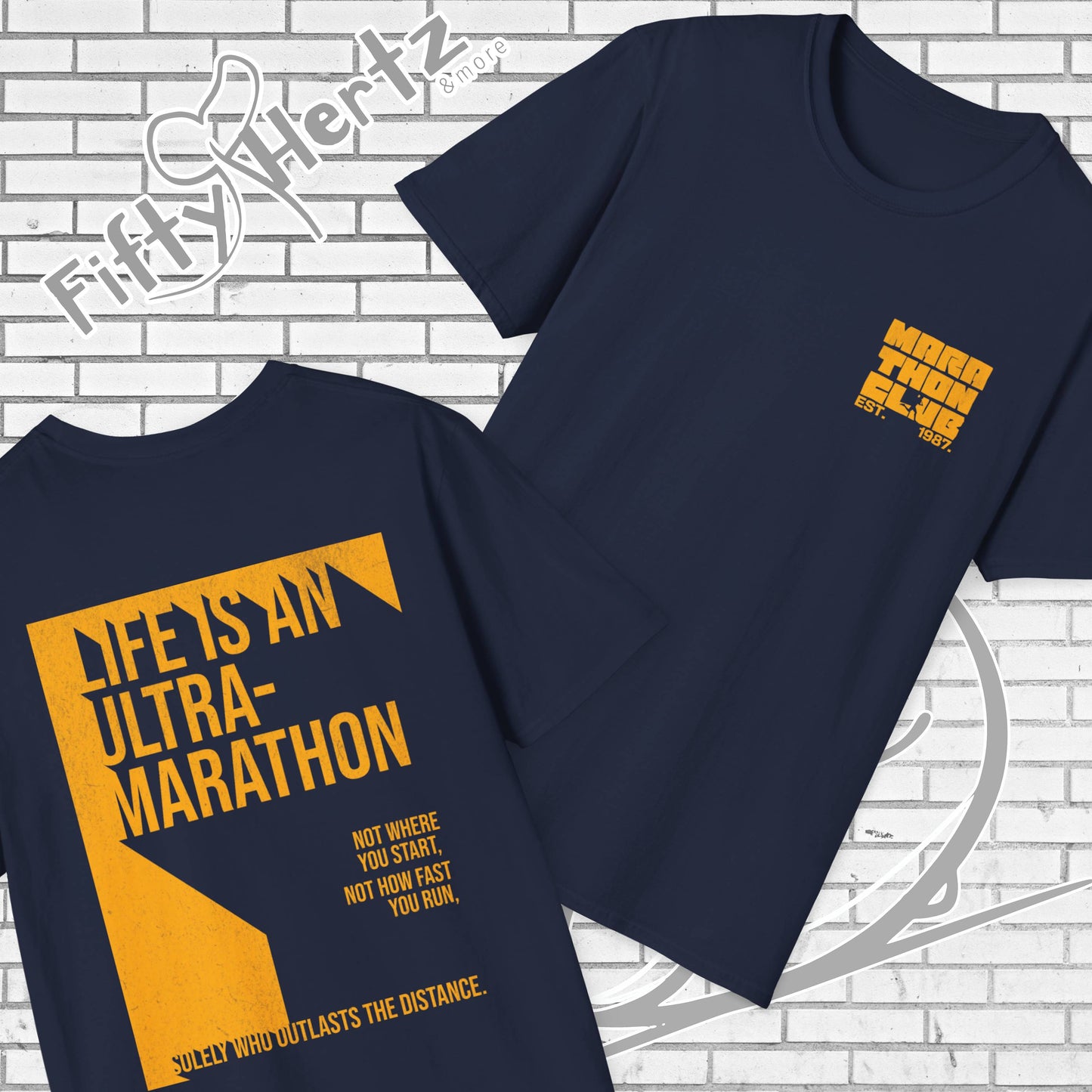 Marathon CLUB (Dark) Unisex T-Shirt