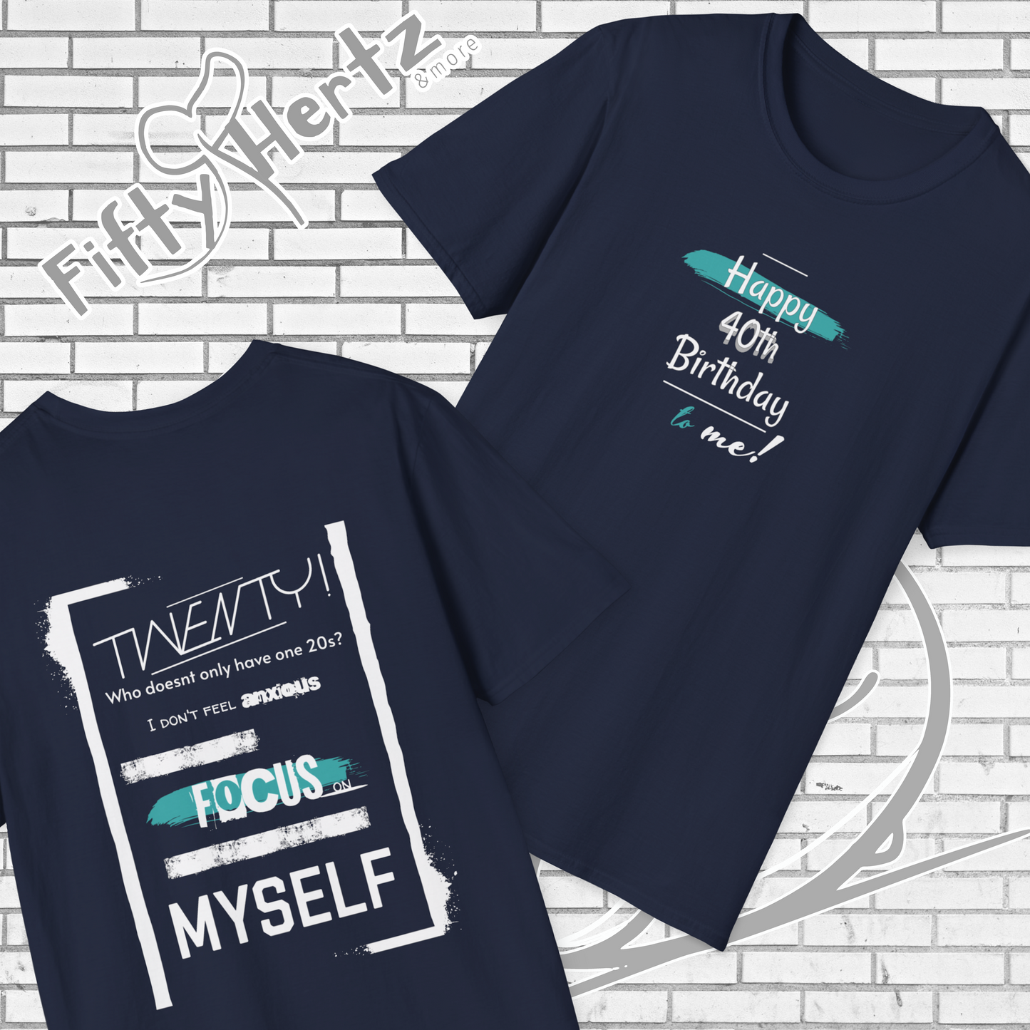 Double Twenty (Dark) Unisex T-Shirt