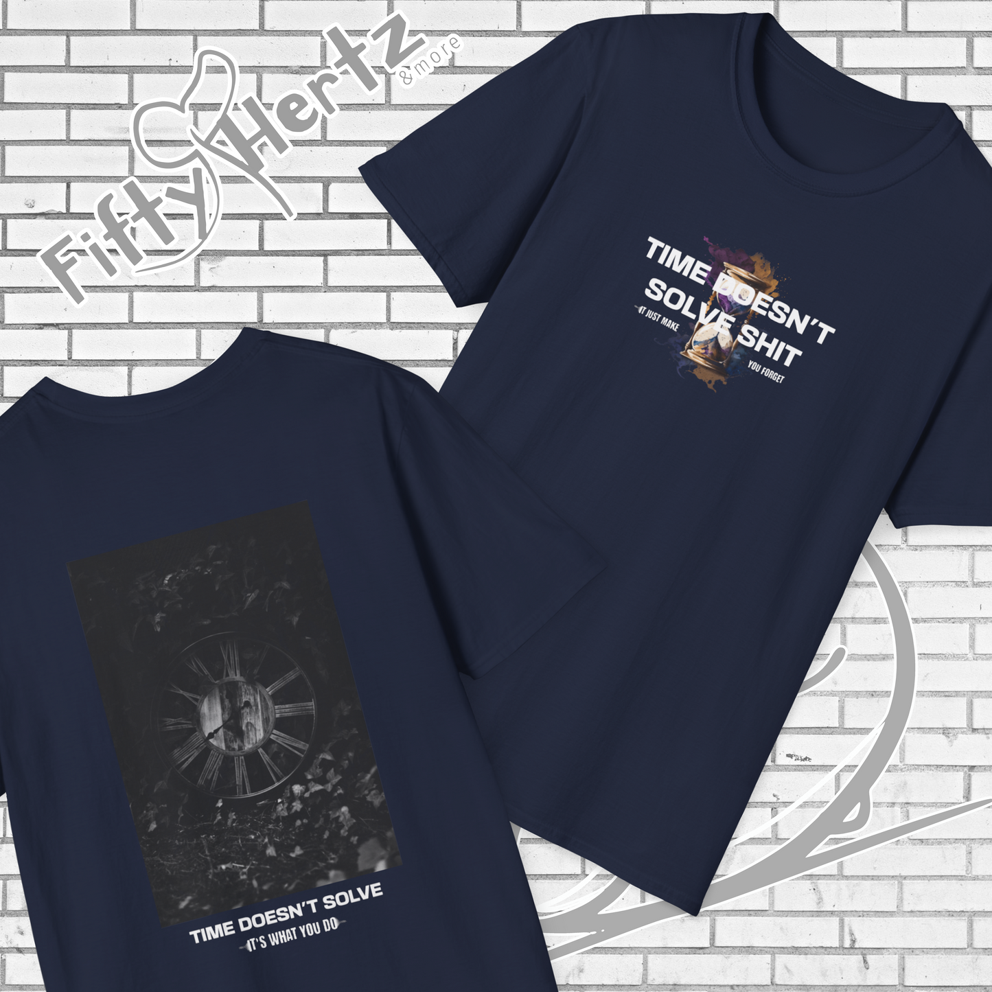 Time doesn't Solve (Dark) Unisex T-Shirt