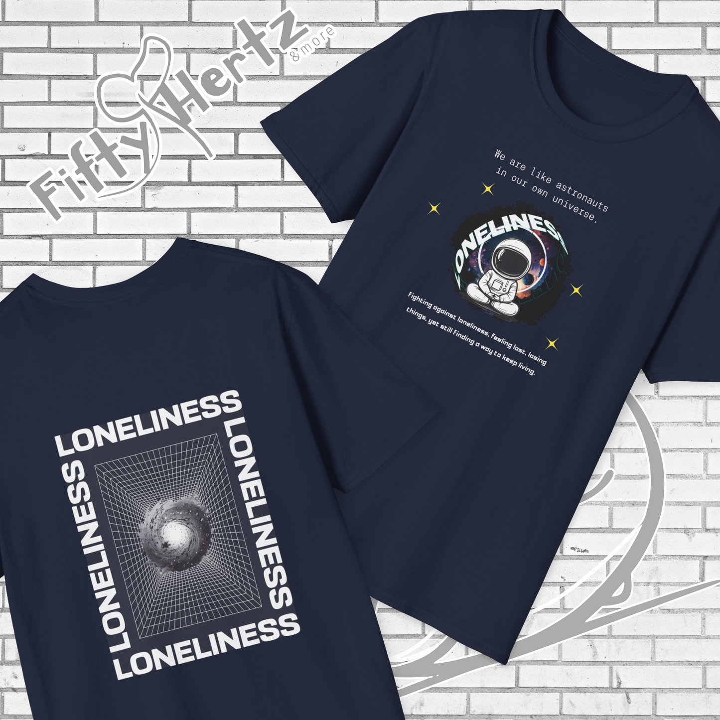 Lonely Universe (Dark) Unisex T-shirt