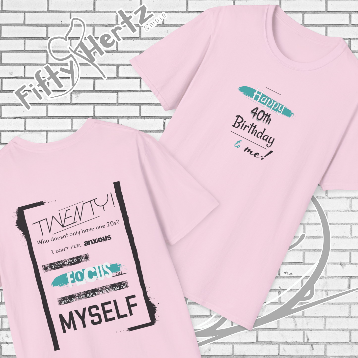 Double Twenty (Light) Unisex T-Shirt