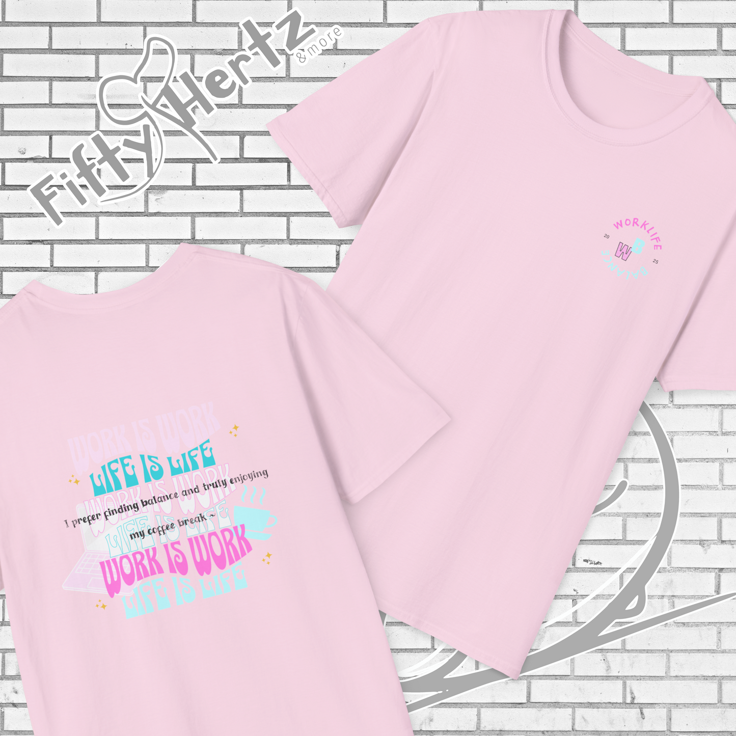 Work-life Balance (Light) Unisex T-Shirt
