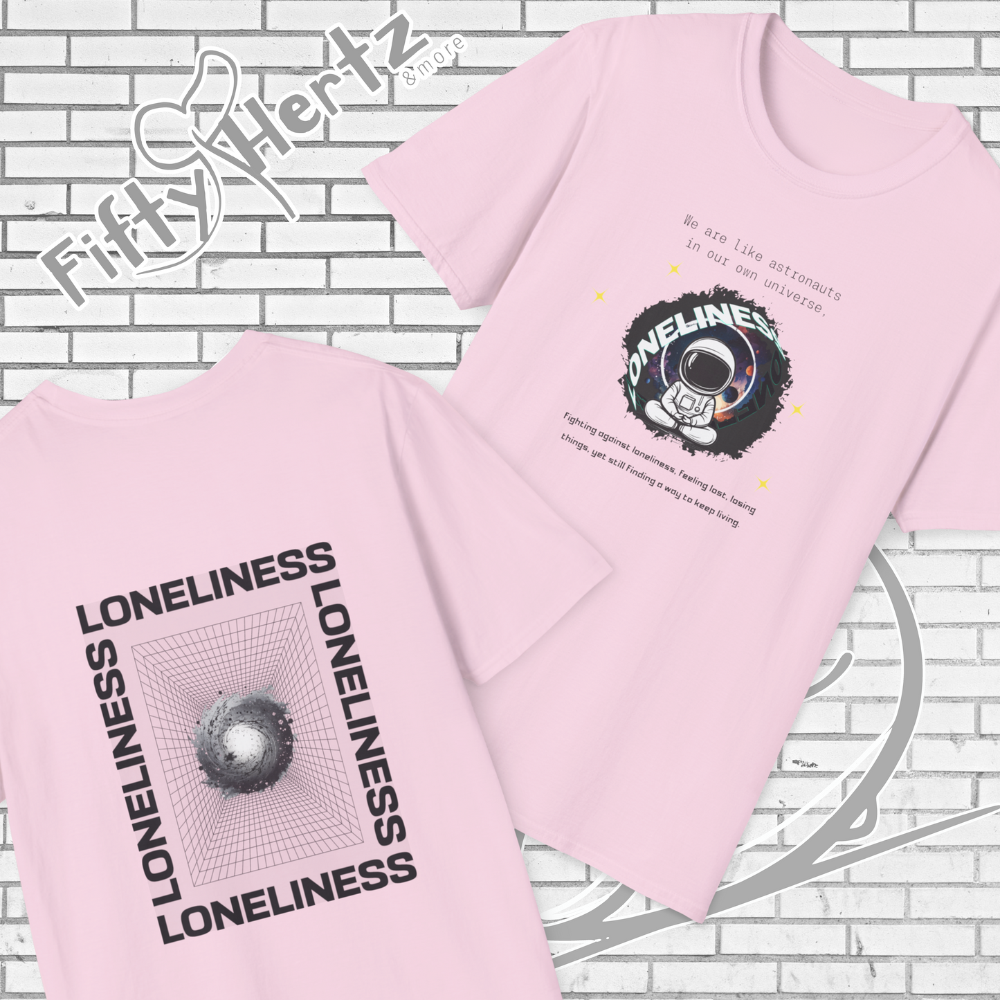 Lonely Universe (Light) Unisex T-shirt
