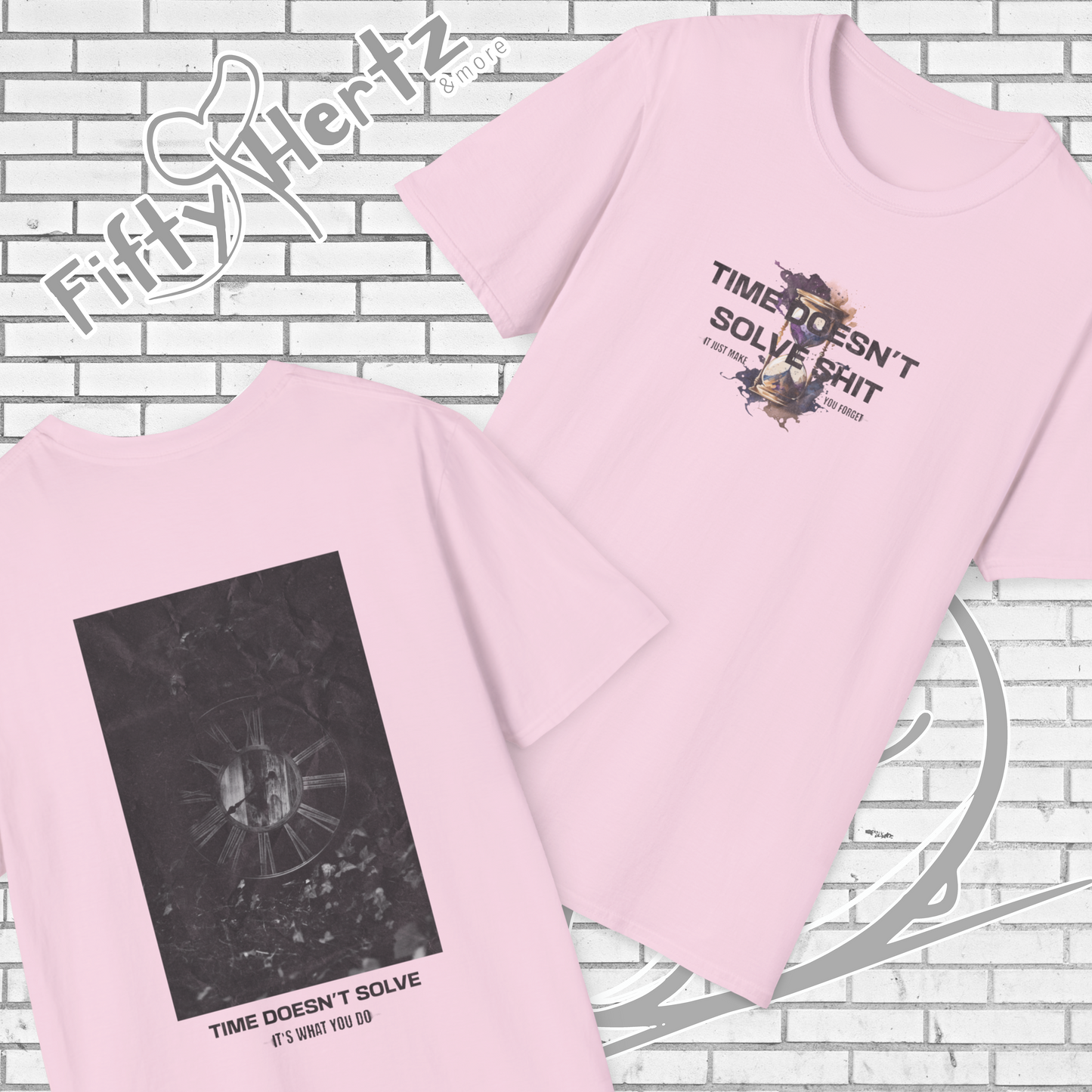 Time doesn't Solve (Light) Unisex T-Shirt