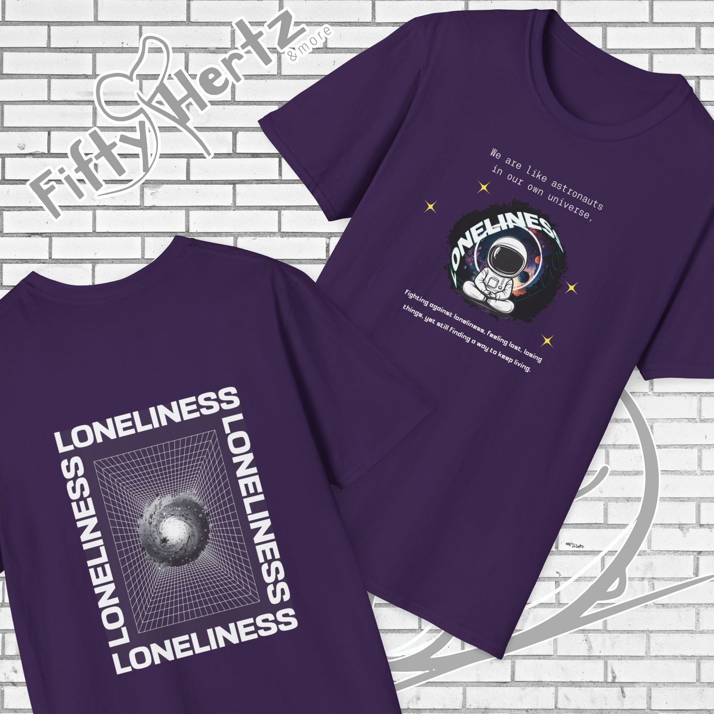 Lonely Universe (Dark) Unisex T-shirt