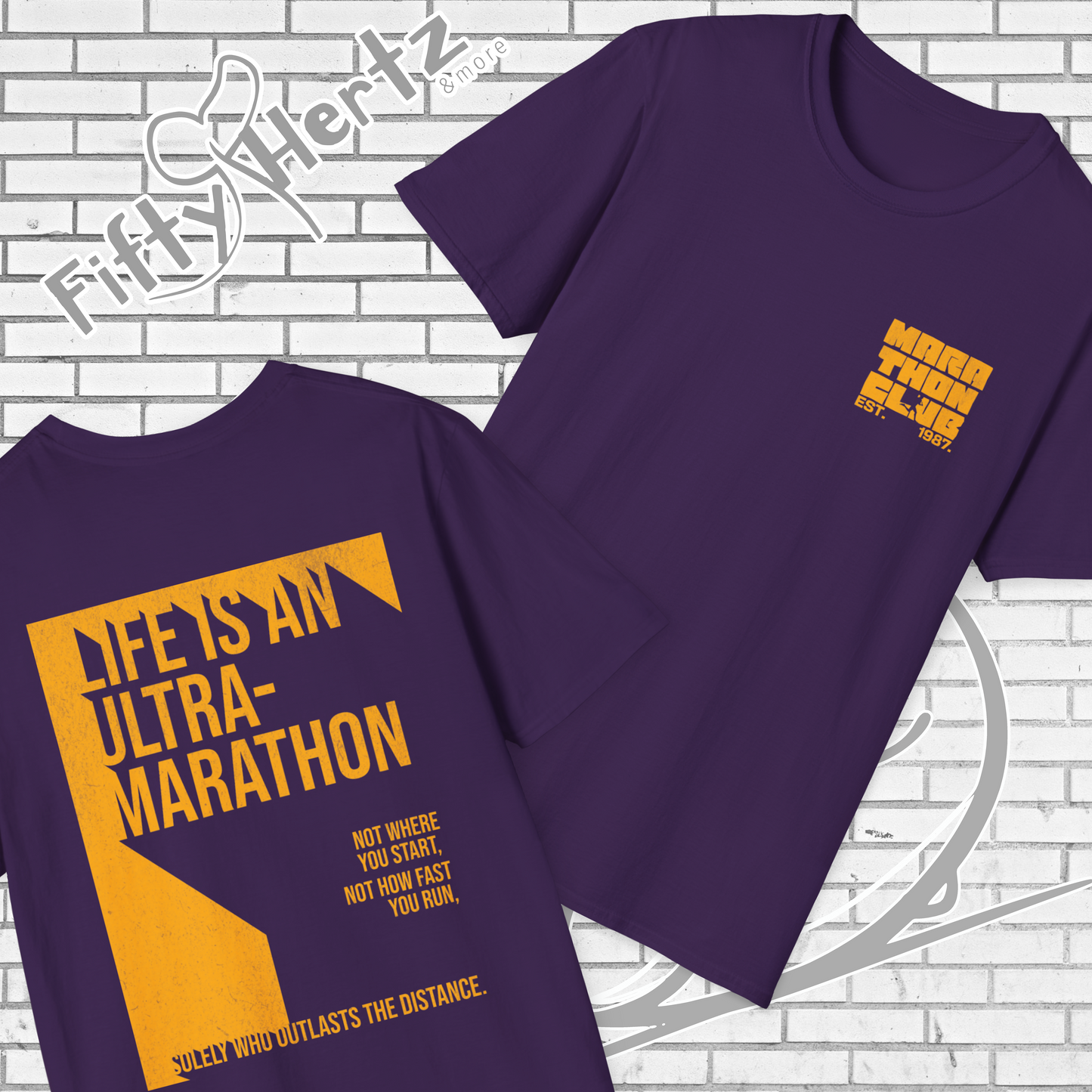 Marathon CLUB (Dark) Unisex T-Shirt