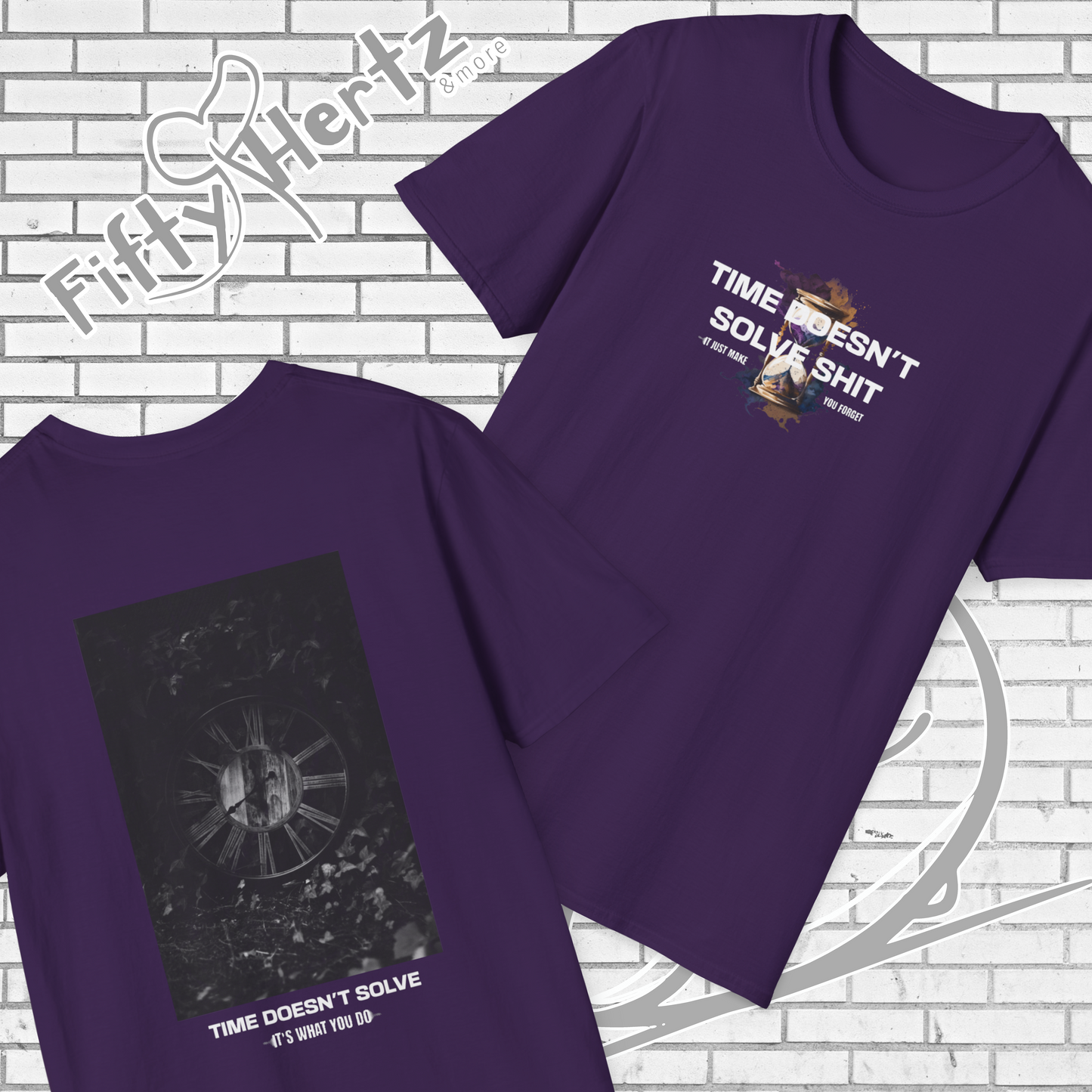 Time doesn't Solve (Dark) Unisex T-Shirt