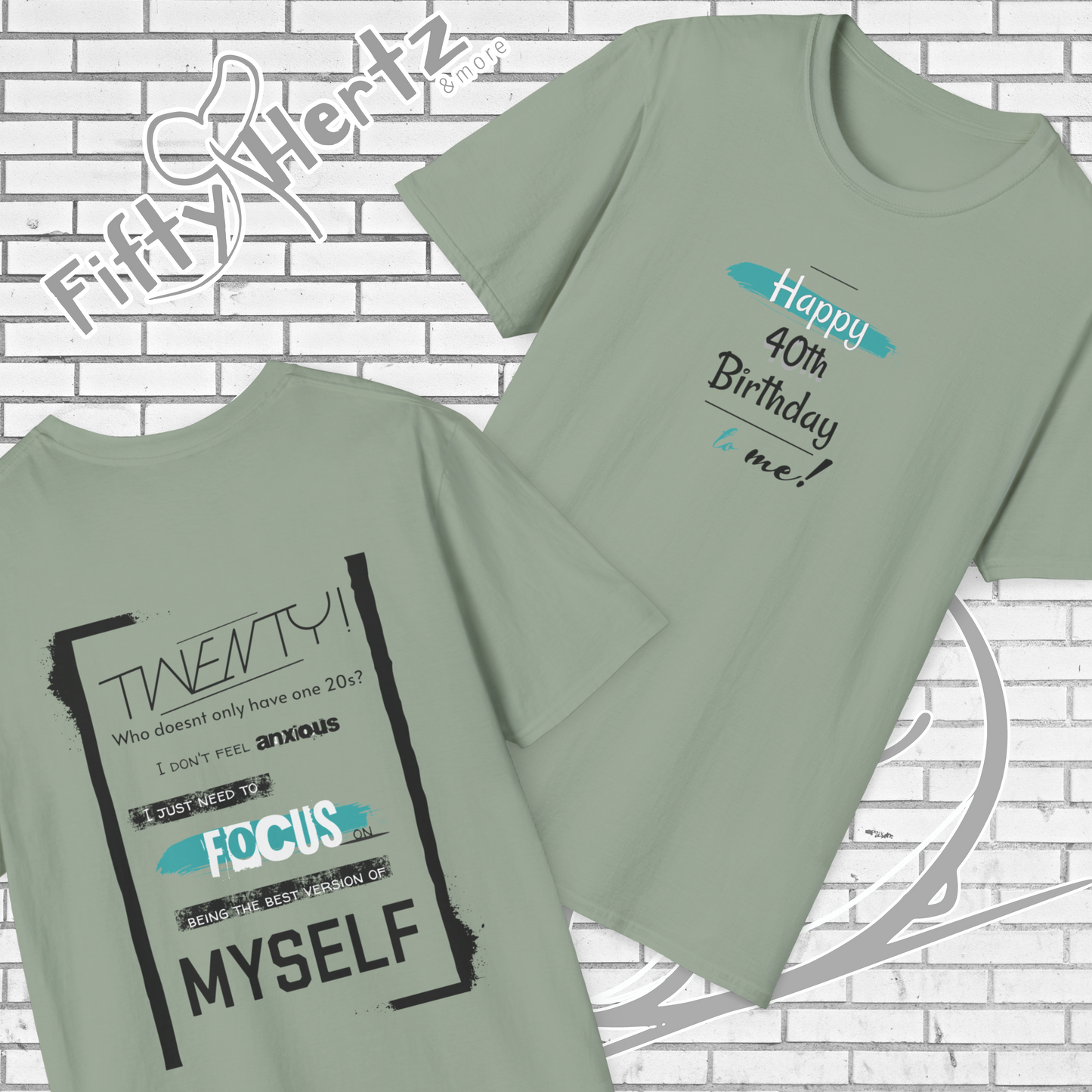 Double Twenty (Light) Unisex T-Shirt