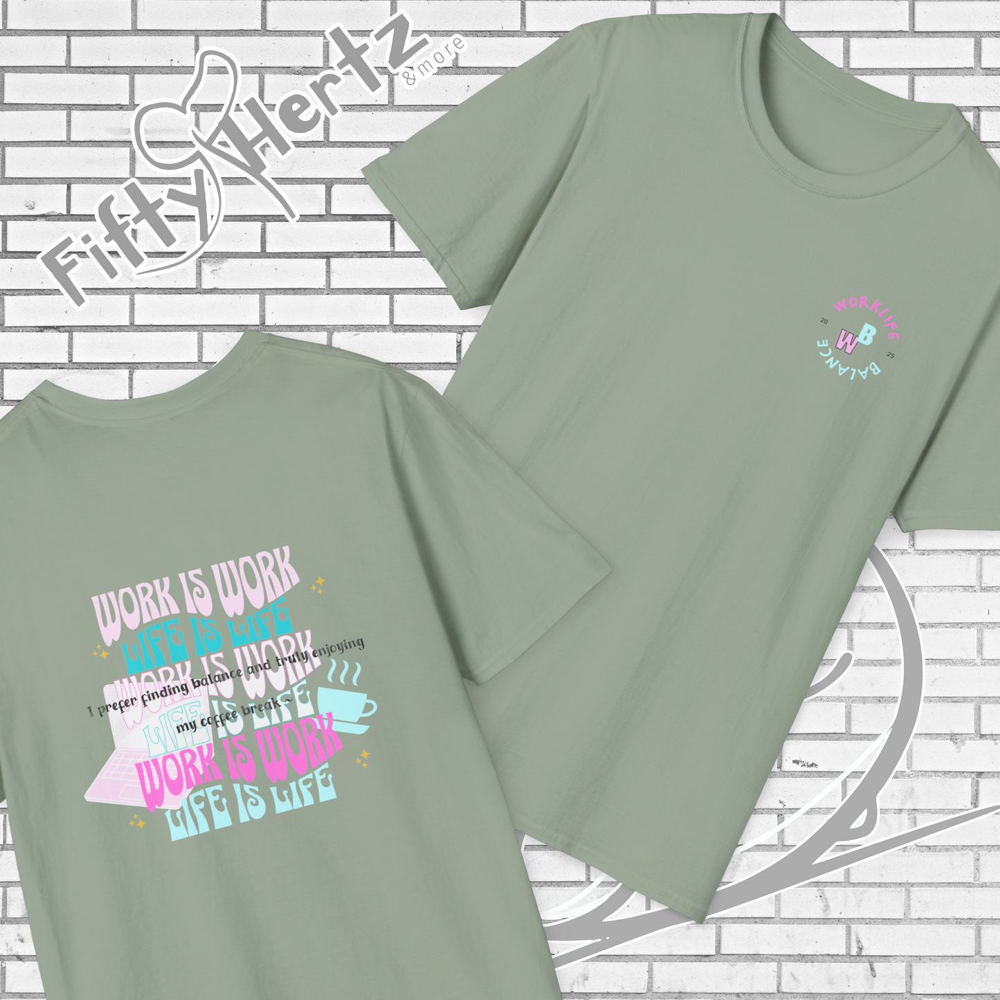 Work-life Balance (Light) Unisex T-Shirt