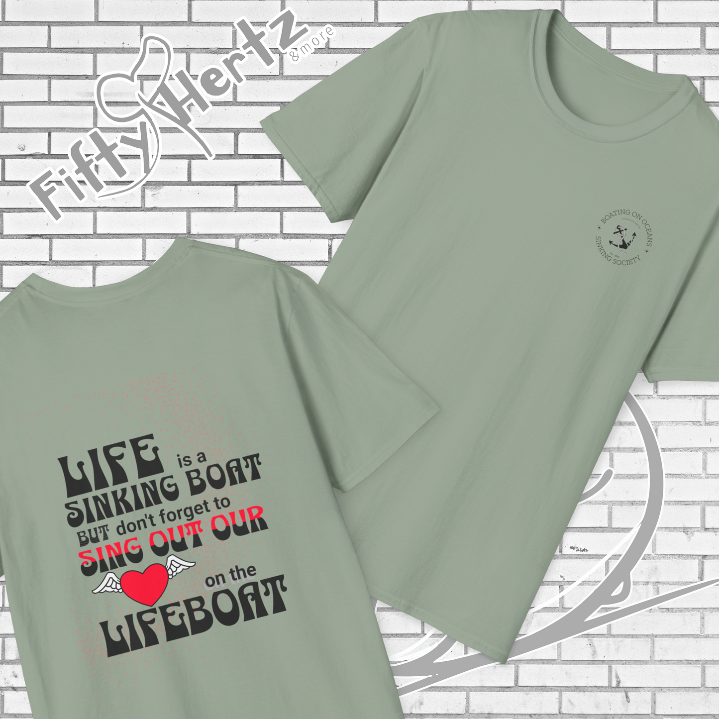 Sinking Society (Light) Unisex T-shirt