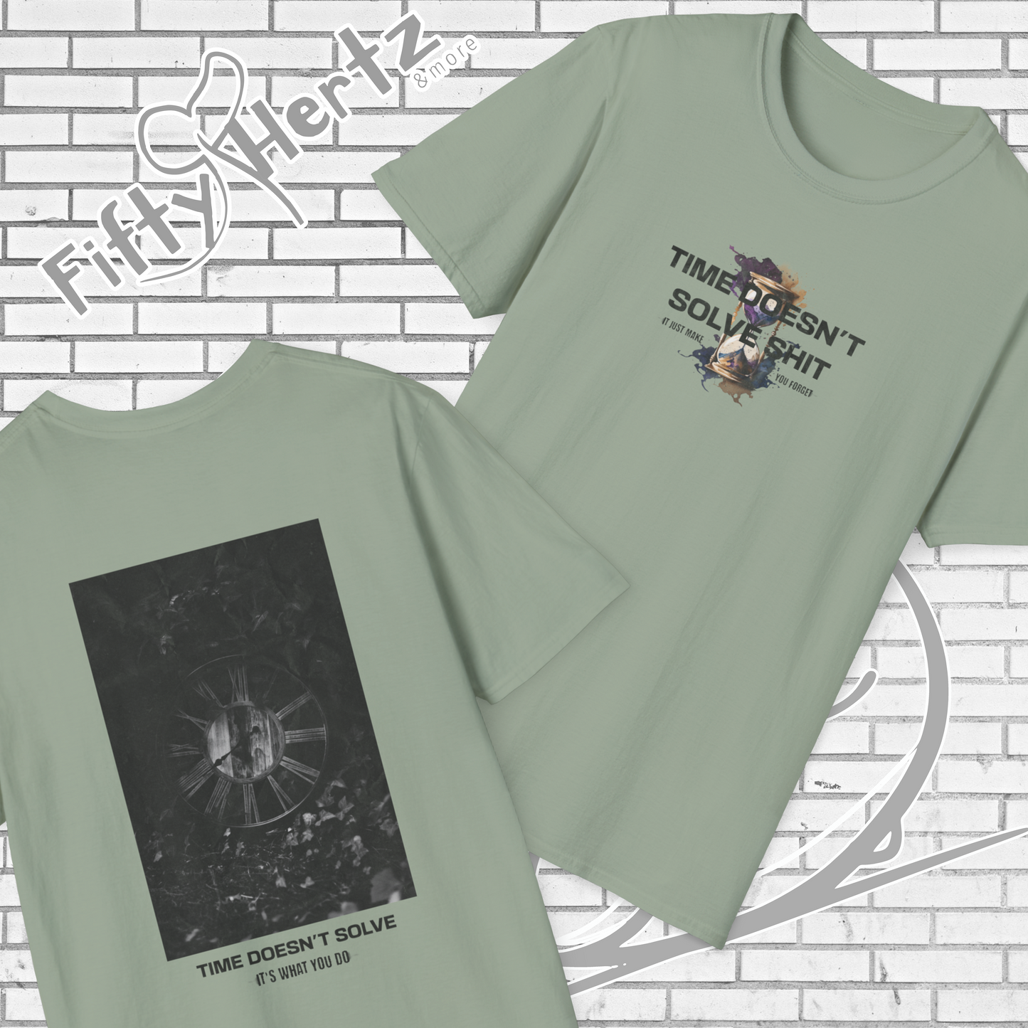Time doesn't Solve (Light) Unisex T-Shirt