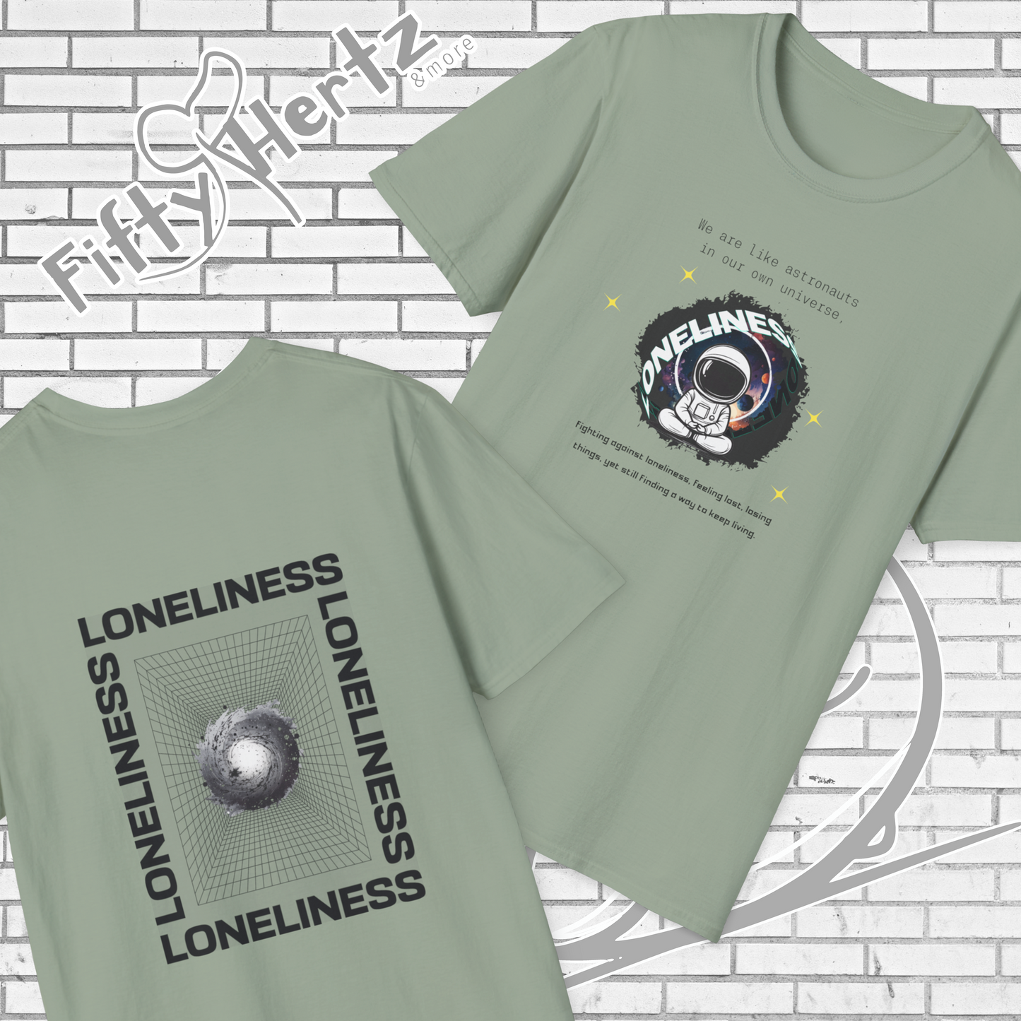 Lonely Universe (Light) Unisex T-shirt