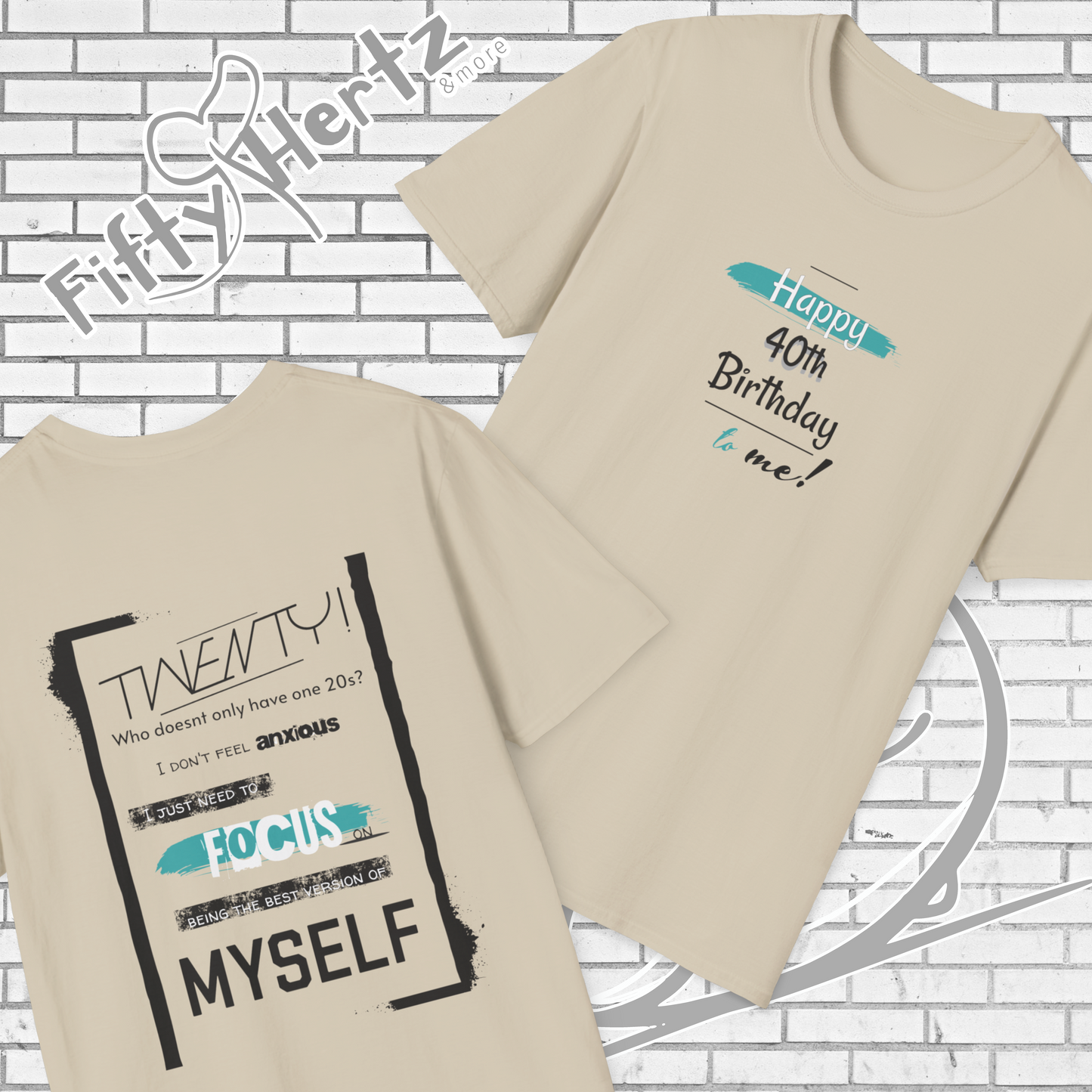 Double Twenty (Light) Unisex T-Shirt
