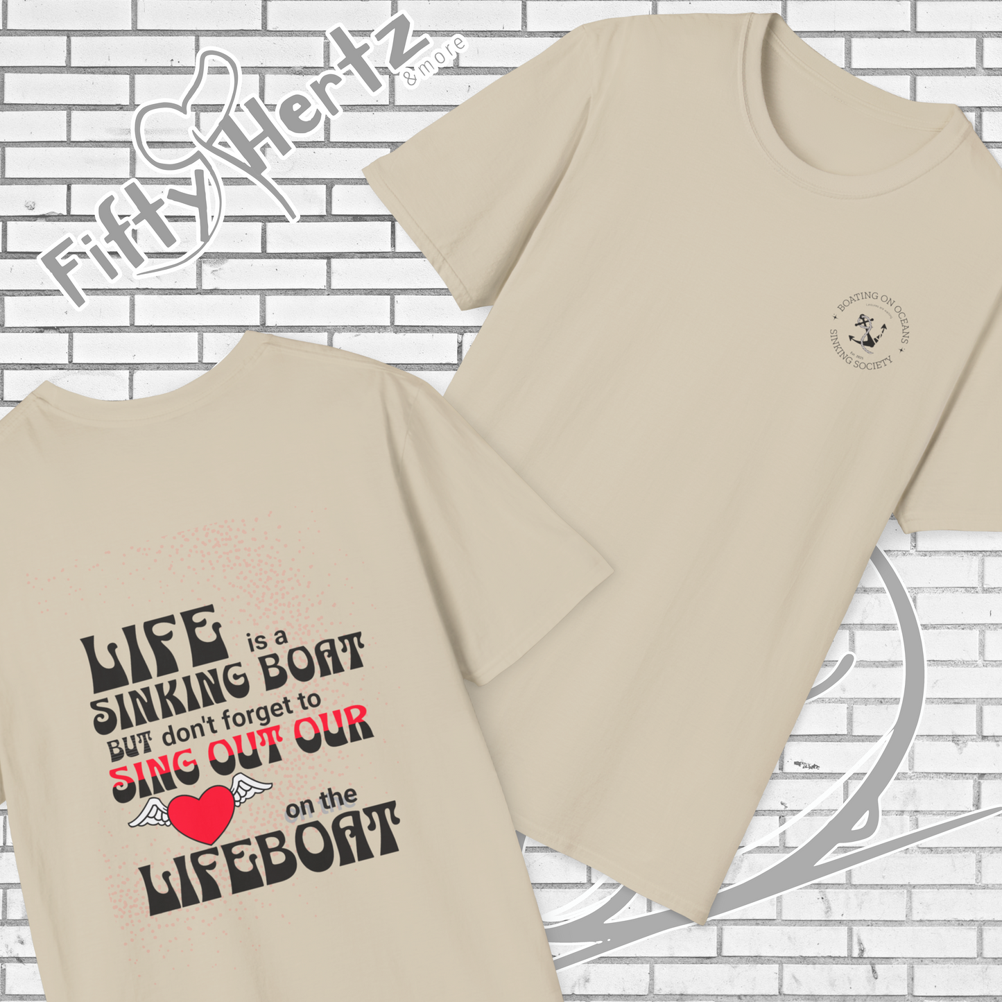 Sinking Society (Light) Unisex T-shirt