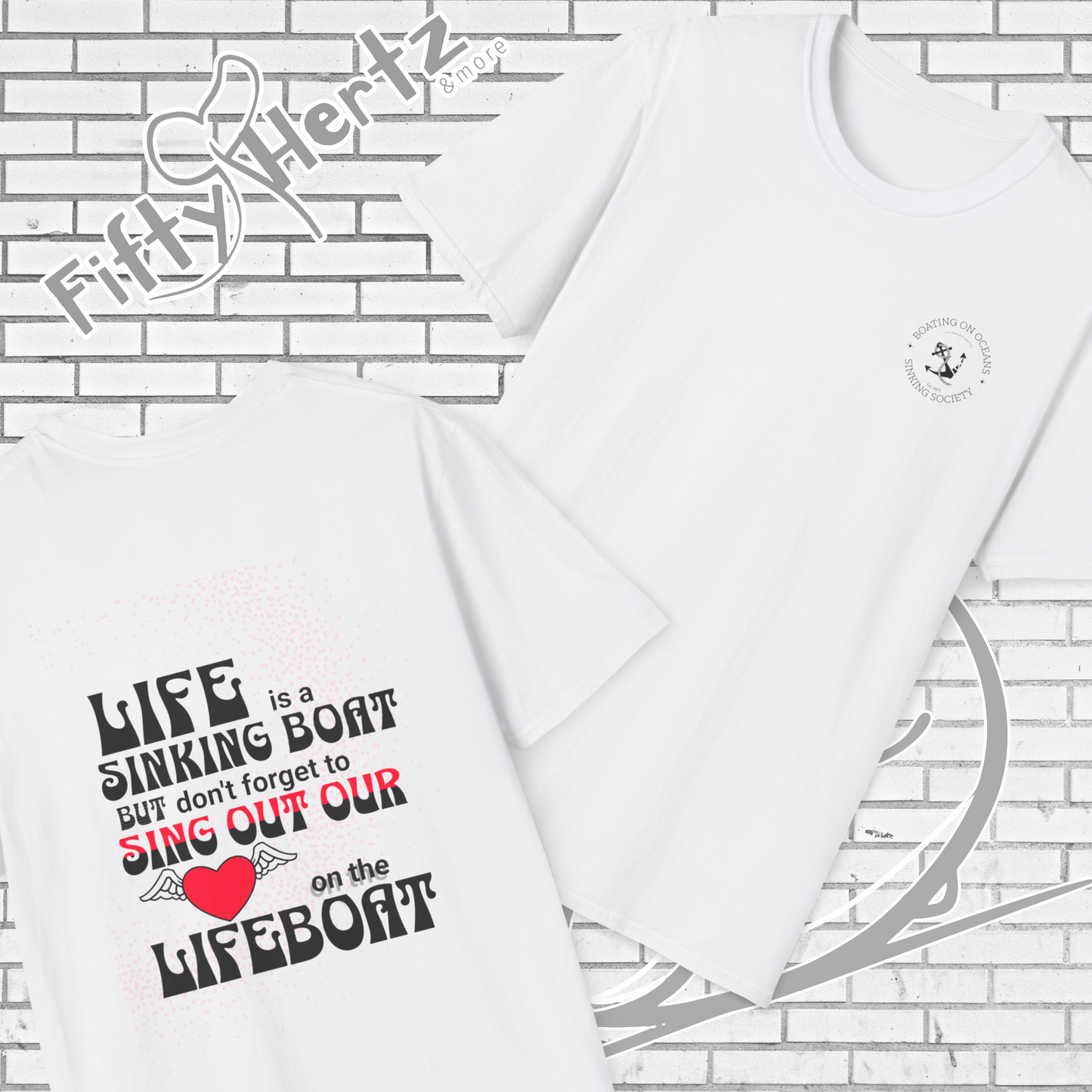 Sinking Society (Light) Unisex T-shirt
