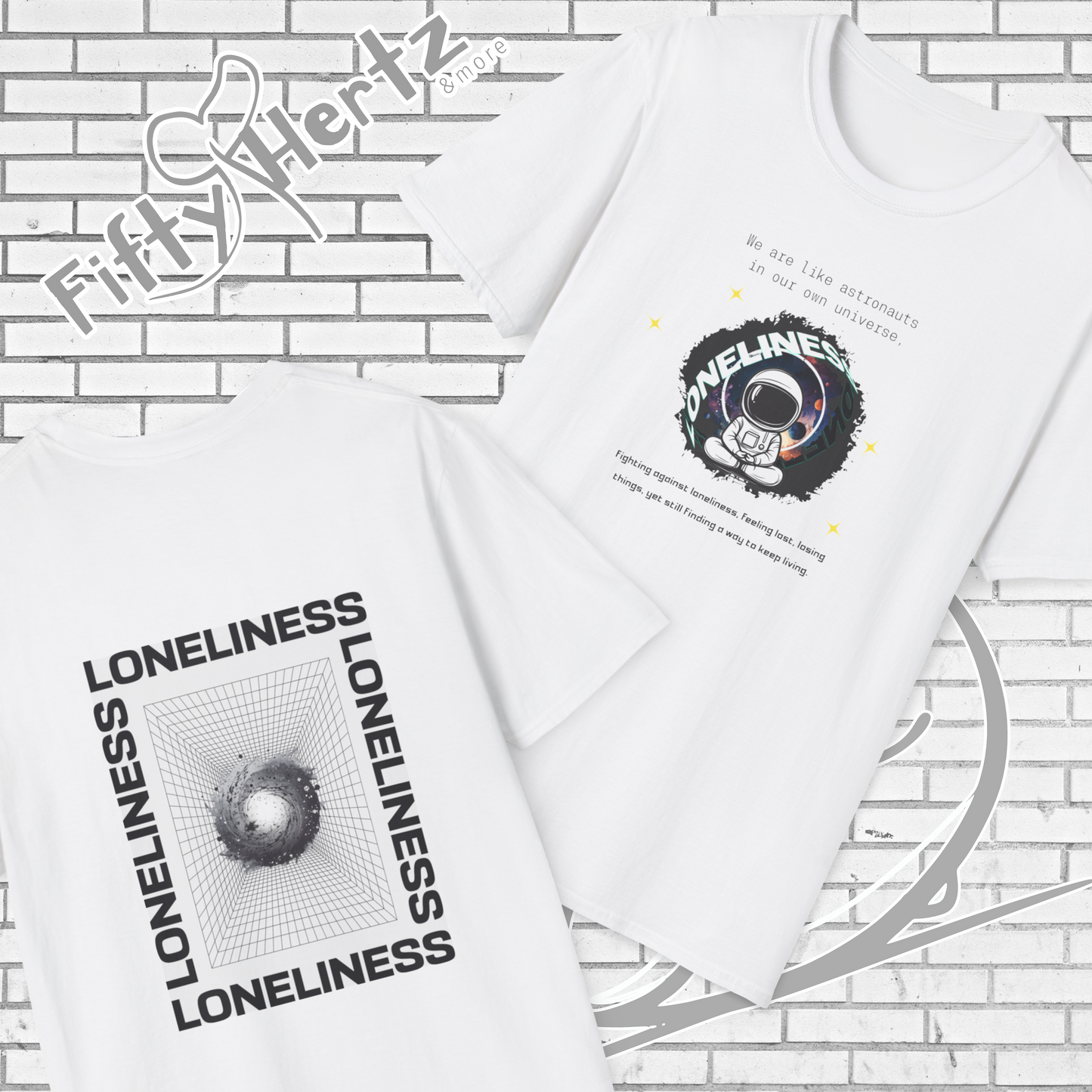 Lonely Universe (Light) Unisex T-shirt