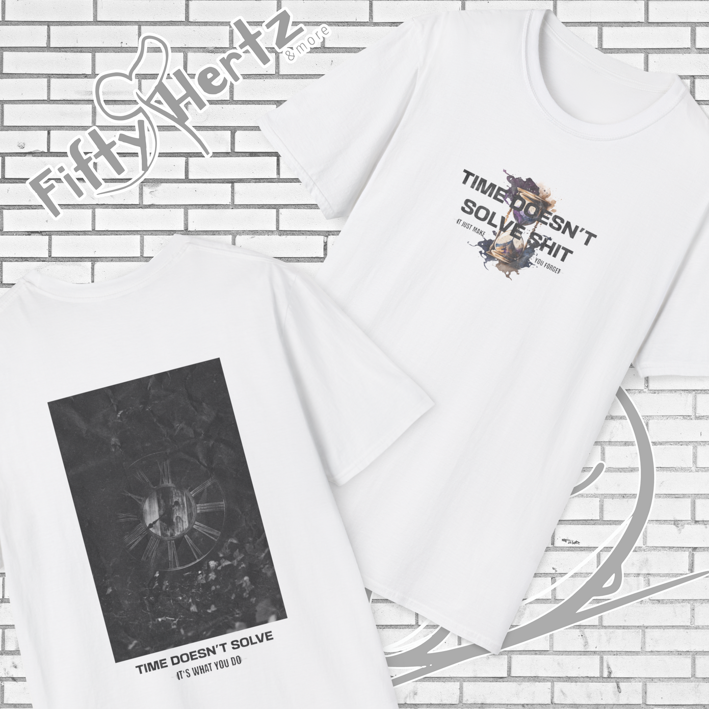 Time doesn't Solve (Light) Unisex T-Shirt