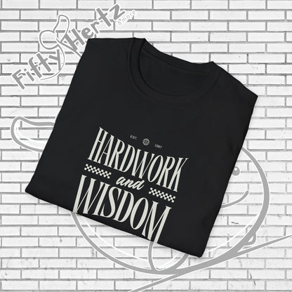Hardwork & Wisdom (Dark) Unisex T-Shirt